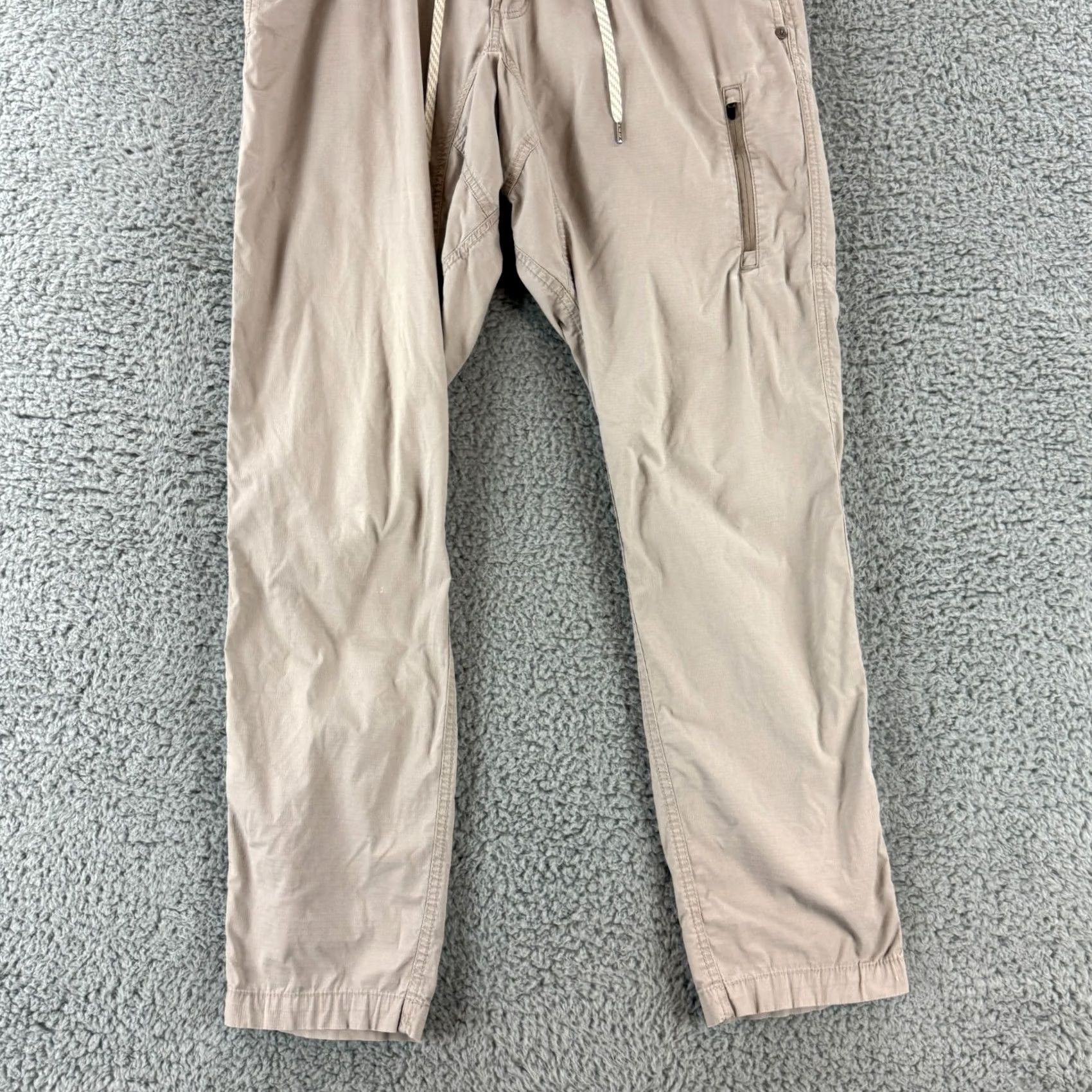Vuori Vuori Ripstop Pants Mens Large Beige Straight Leg Hiking Outdoor Lightweight Size US 33 - 3 Thumbnail