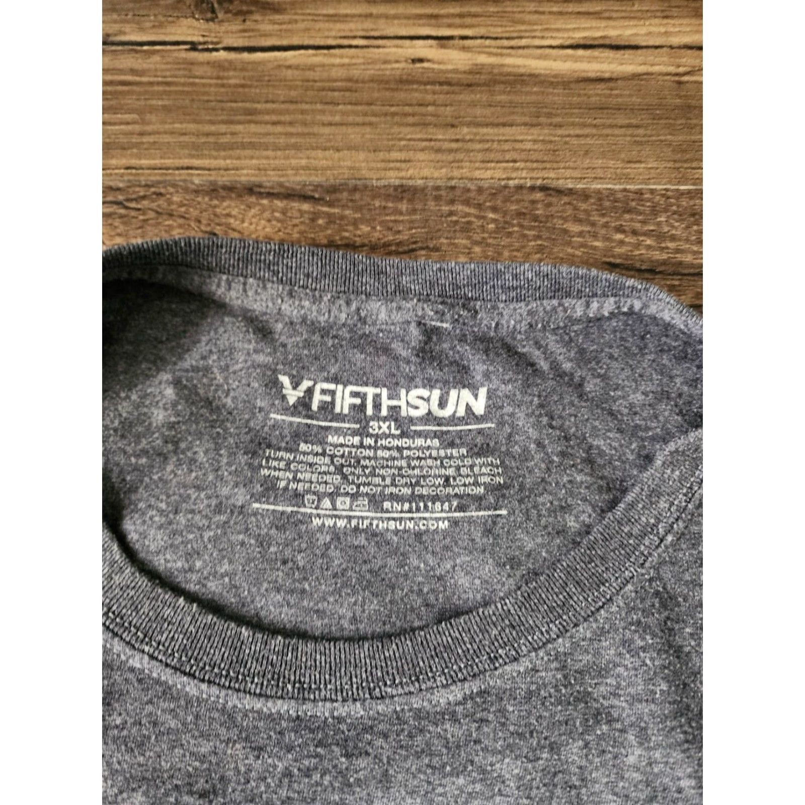 Vintage NASA Big Logo Graphic T Shirt Mens 3XL Gray Space T-Shirt Fifth Sun Crew Neck Short Sleeve Size US XXL / EU 58 / 5 - 4 Thumbnail
