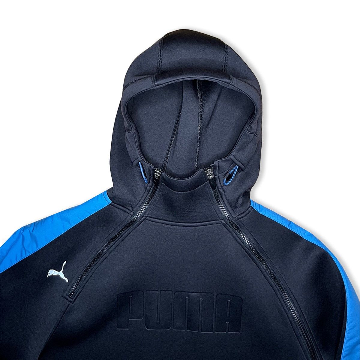 Puma 2000’s Puma Scuba Dual Zip Technical Hoodie Size US L / EU 52-54 / 3 - 8 Thumbnail