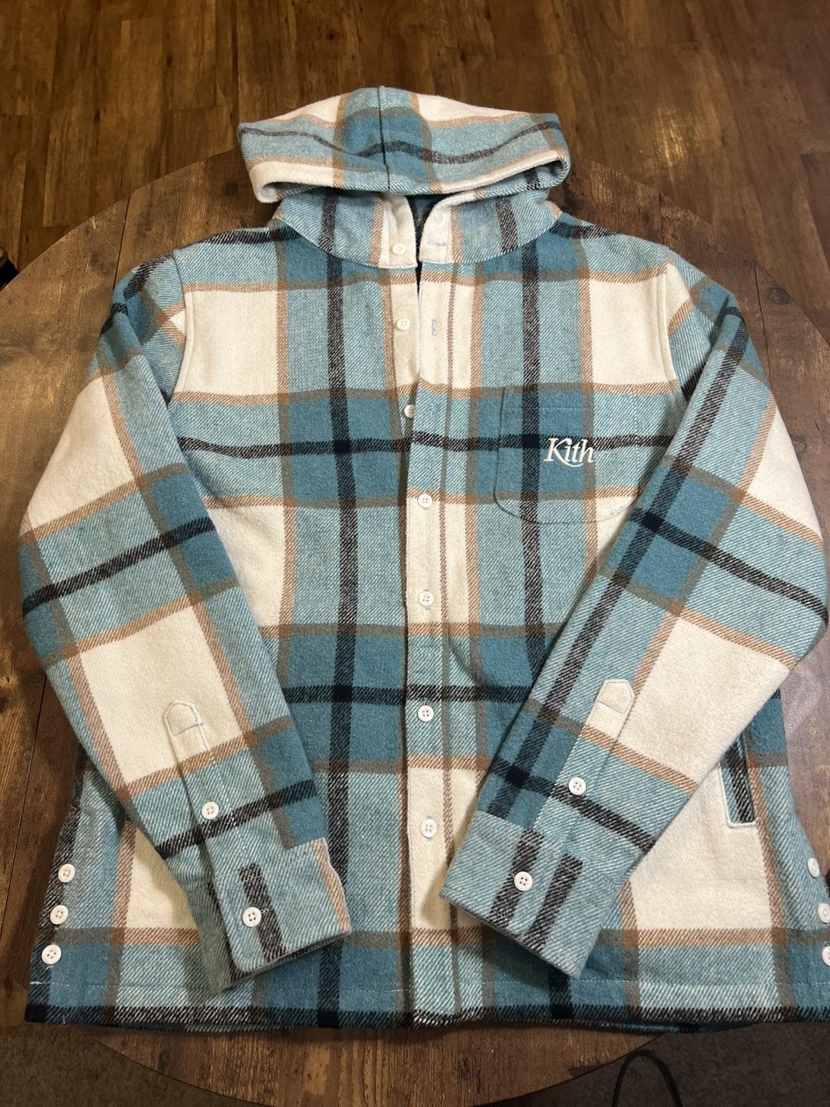 Kith FW18 Hooded Flannel Size US M / EU 48-50 / 2 - 1 Thumbnail