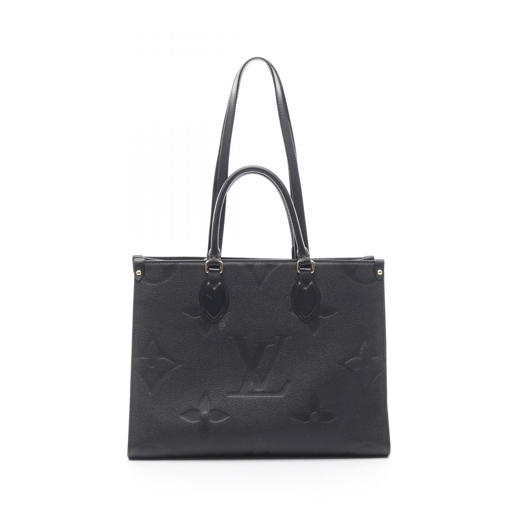 Louis Vuitton Louis Vuitton Onthego Mm Monogram Empreinte Tote Bag Leather Tote Bag M45595 in Black, Women's