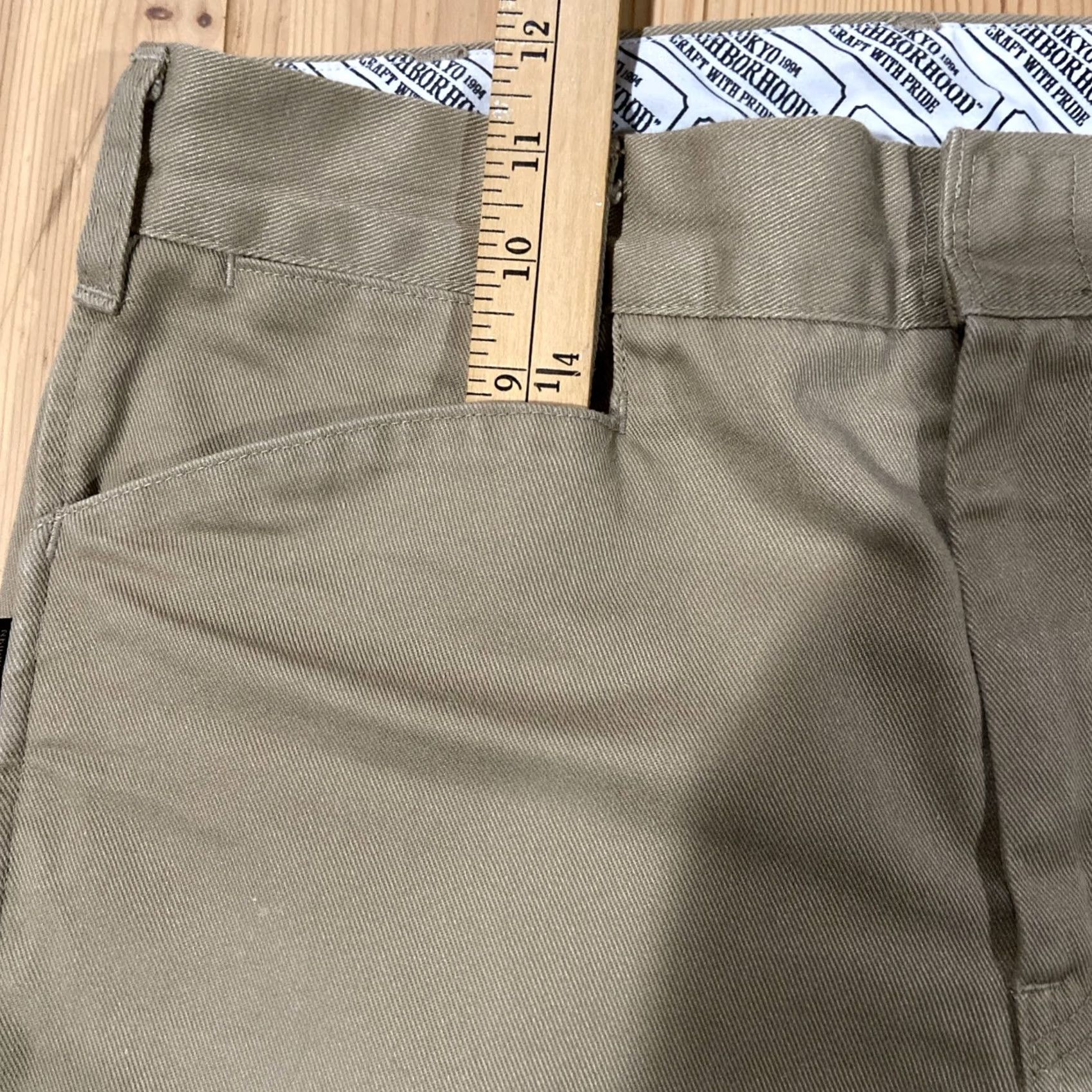 Neighborhood NEIGHBORHOOD 19SS WP. SLIM EC-PT Work Pants Bottoms Long Cotton Used 32x28, Men, Pants, Blue, 32 in Waist, Slim, Regular, Japan, Casual, Vintage: No Size US 31 - 5 Thumbnail