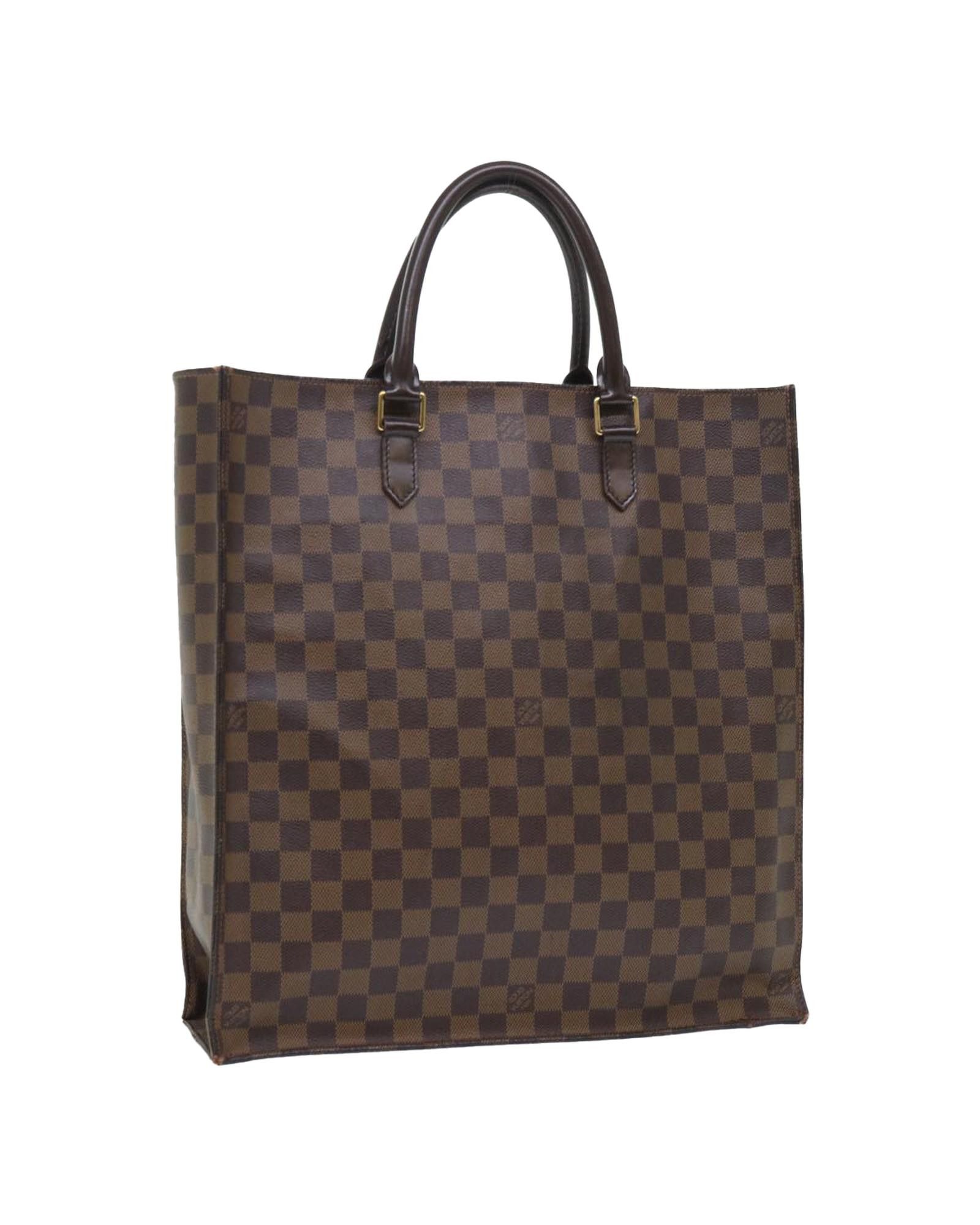 image of Louis Vuitton Authentic Damier Ebene Handbag - N51140 Lv in Damie Ebene, Women's