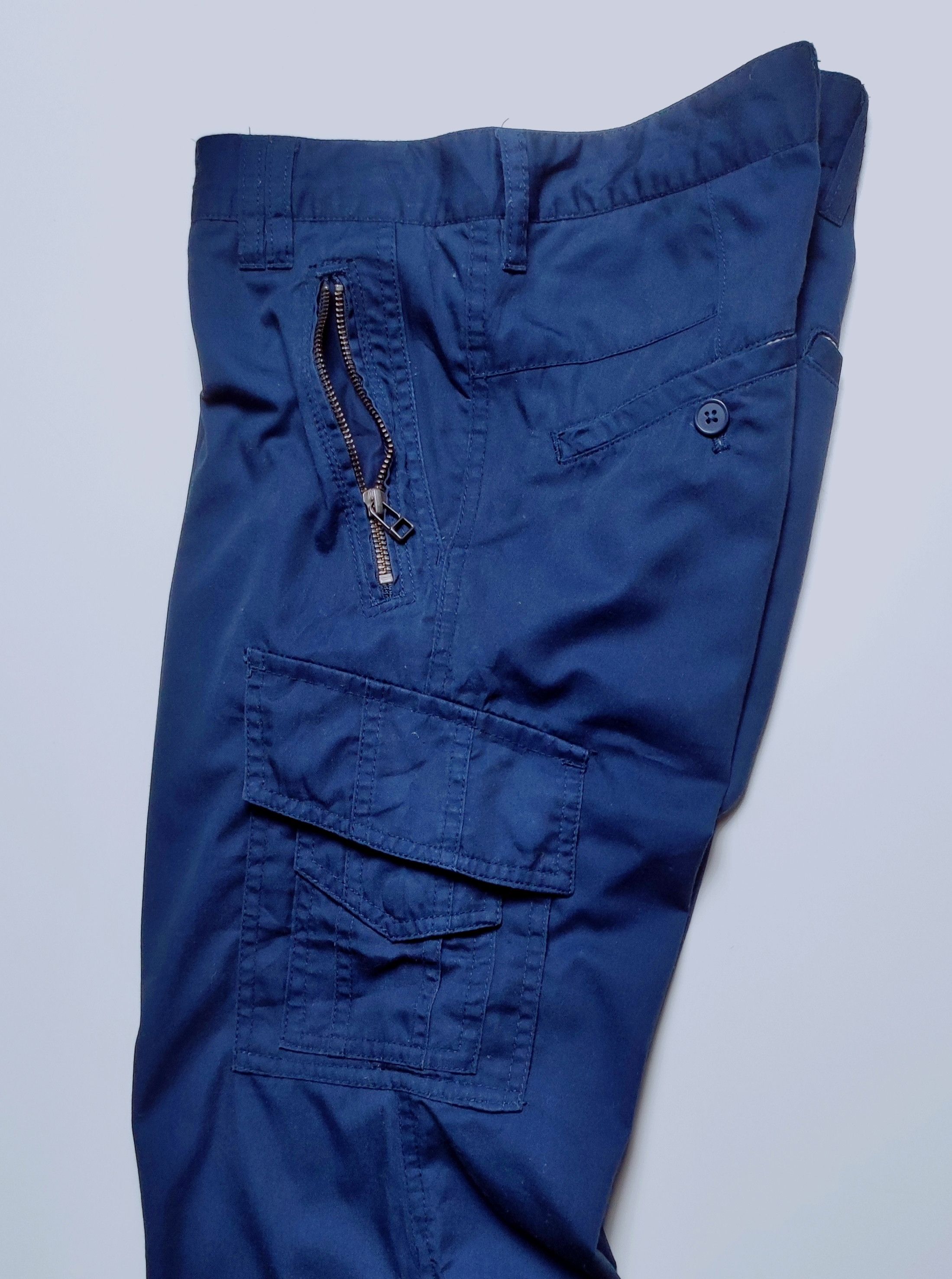Japanese Brand Michel Klein Punk Inspired Multipocket Cargo 3/4 Pants Size US 31 - 4 Thumbnail