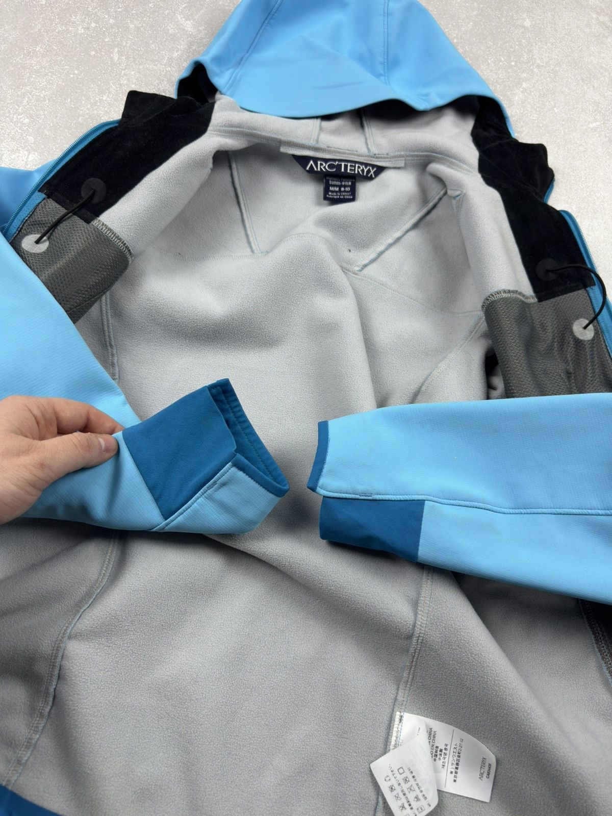 Arc'teryx Vintage Arcteryx Gamma MX Hooded Blue Shell Outdoor Jacket Size S / US 4 / IT 40 - 19 Thumbnail