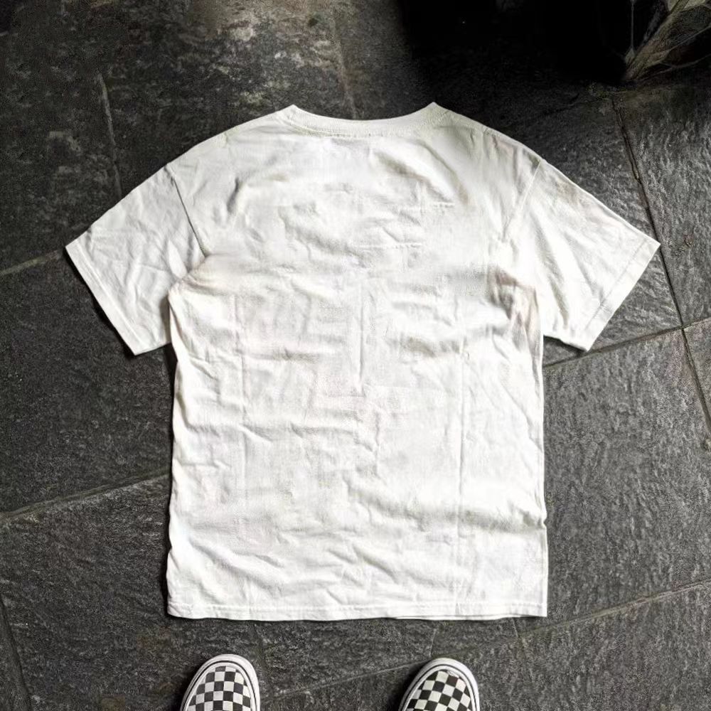 Japanese Brand × Vintage White casual retro cat print t-shirt Size US M / EU 48-50 / 2 - 2 Thumbnail