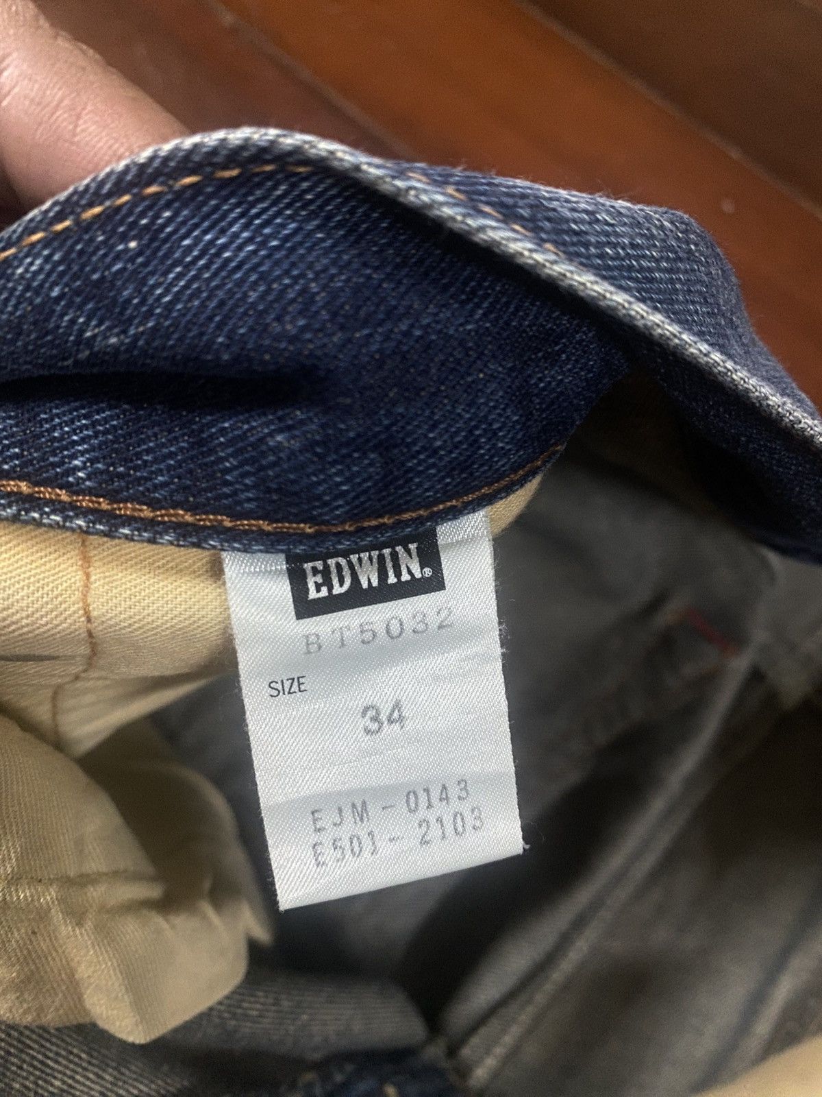 Edwin Fire Edwin 503 blue trip Flare Distressed Denim Size US 38 / EU 54 - 19 Thumbnail