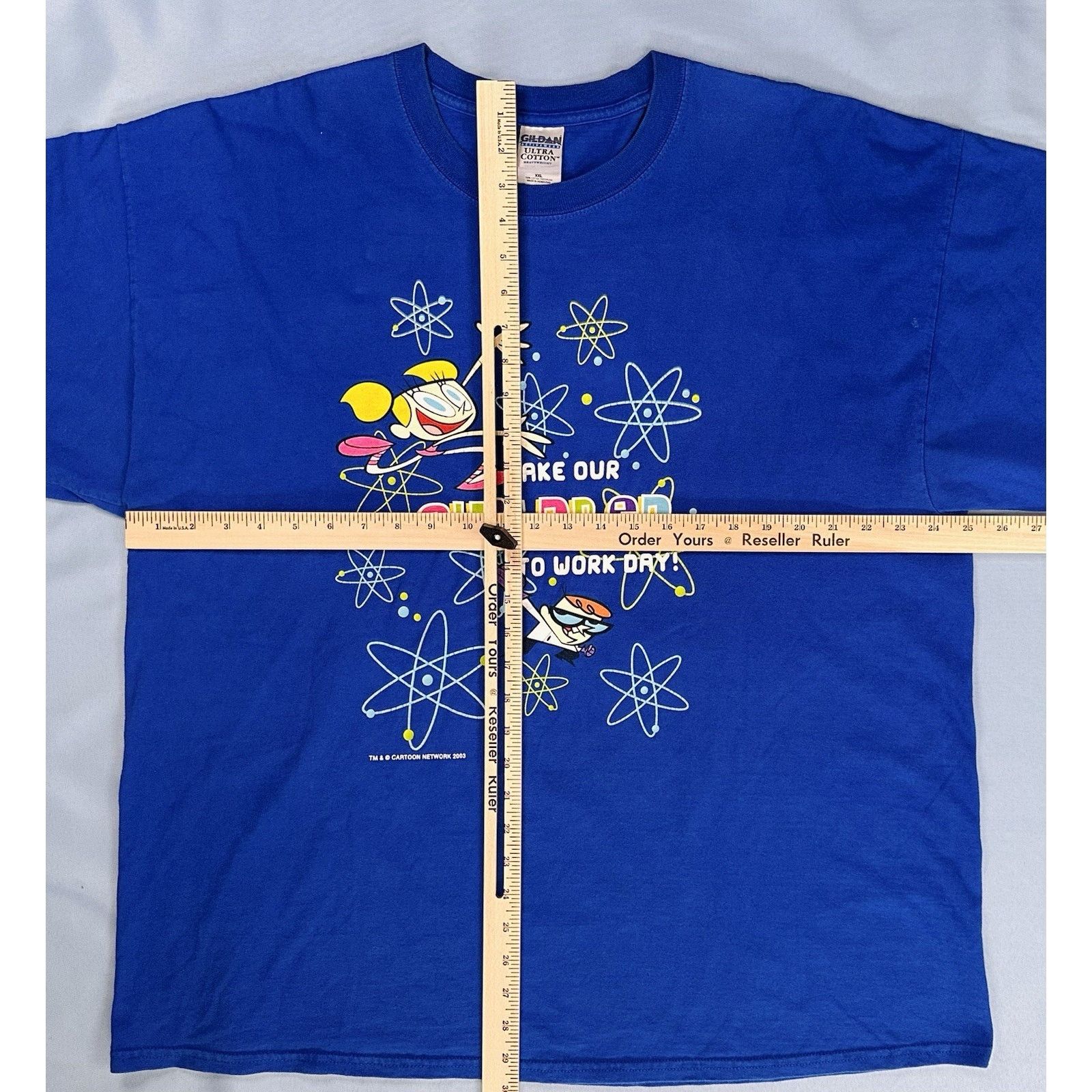 Gildan Dexter’s Laboratory Cartoon Network Staff Tee 2003 XXL Size US XXL / EU 58 / 5 - 7 Thumbnail