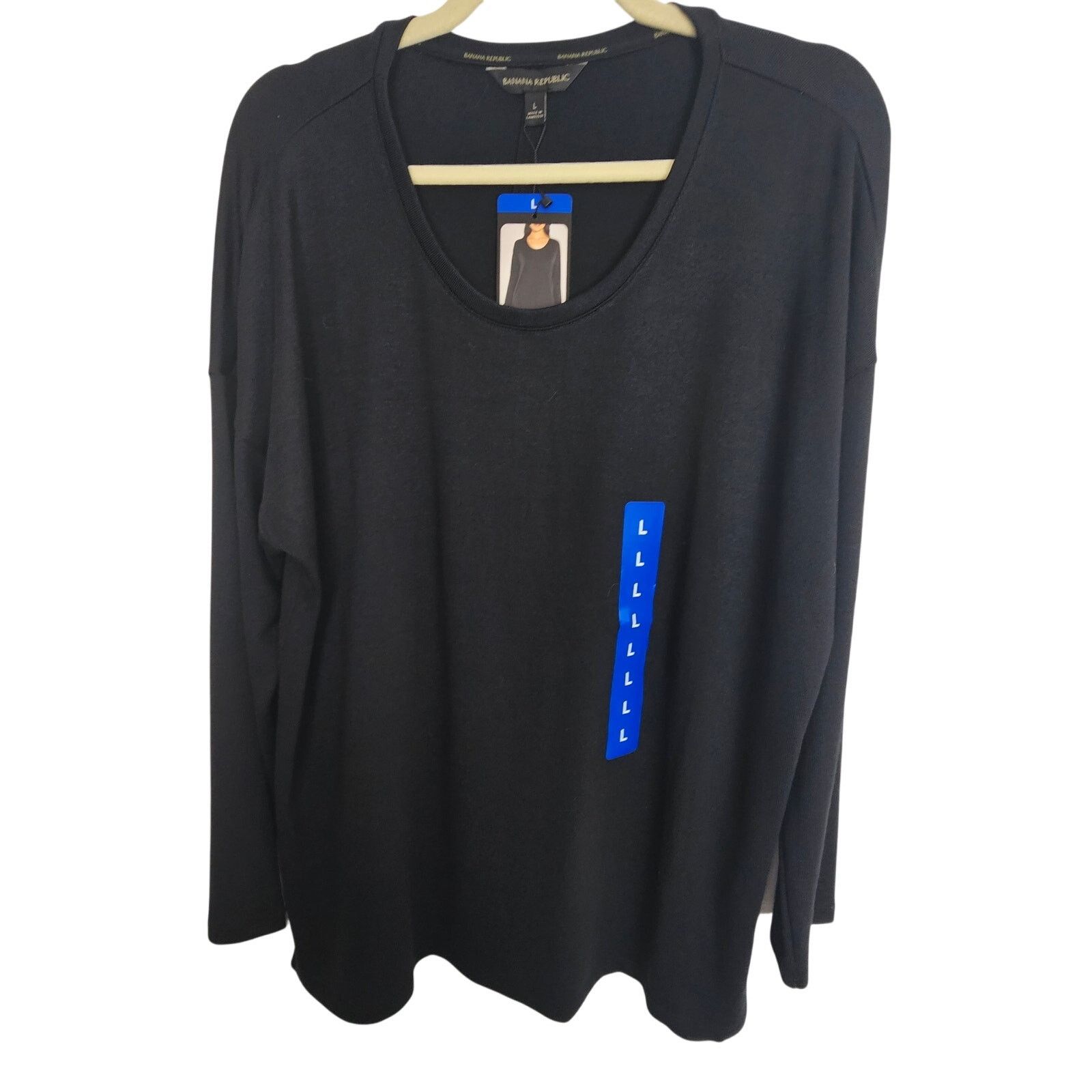 Banana Republic Banana Republic Womens Minimalist Pullover Top Sz L Stretch Size L / US 10 / IT 46 - 1 Thumbnail
