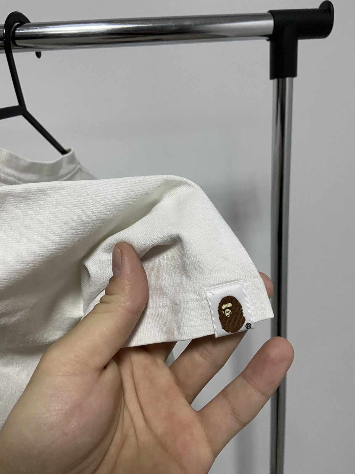 Bape Bape ape never ape big logo t shirt Size US M / EU 48-50 / 2 - 6 Thumbnail