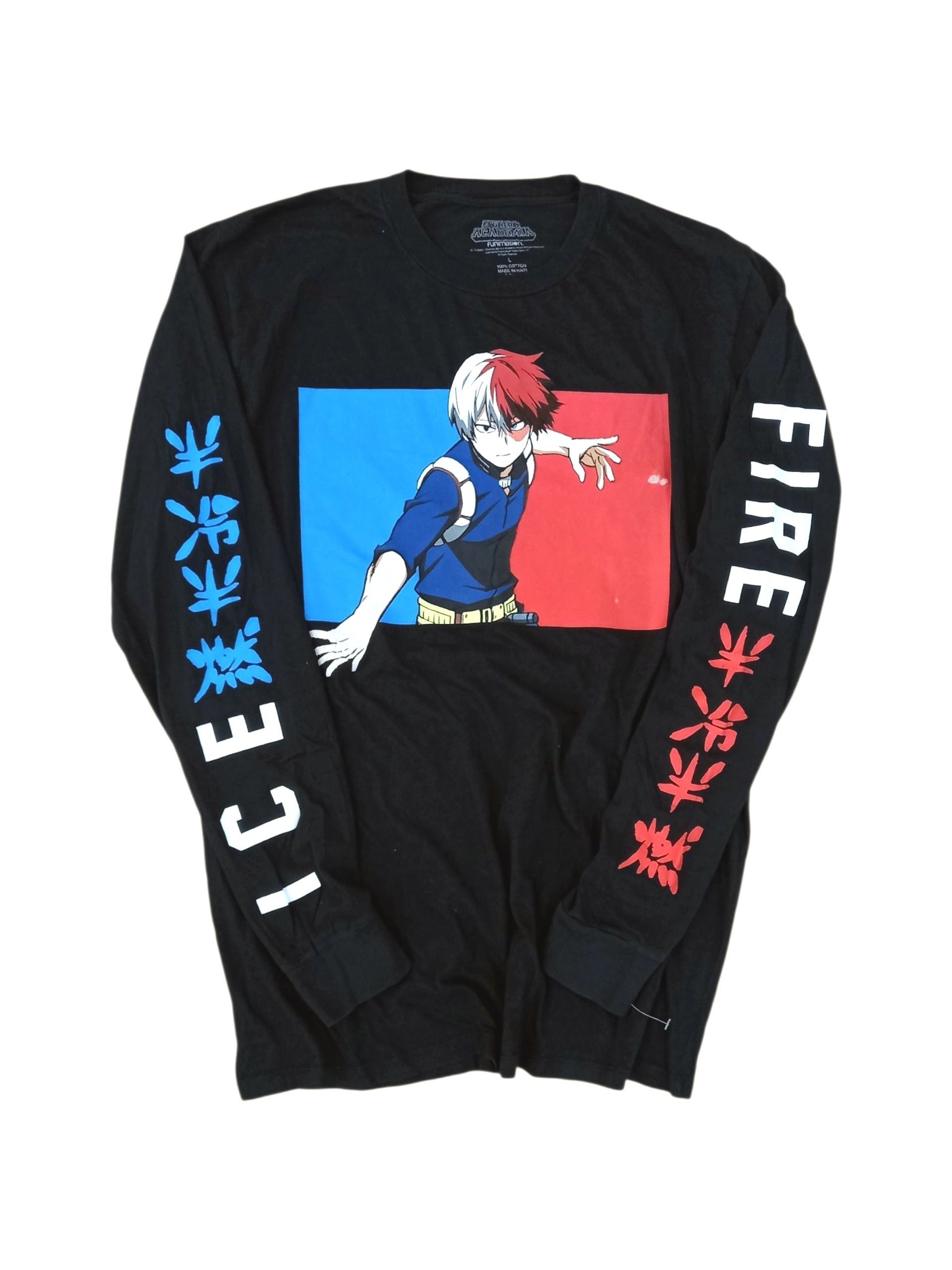 Anime My Hero Academia Anime Manga Todoroki LS Size US L / EU 52-54 / 3 - 1 Thumbnail
