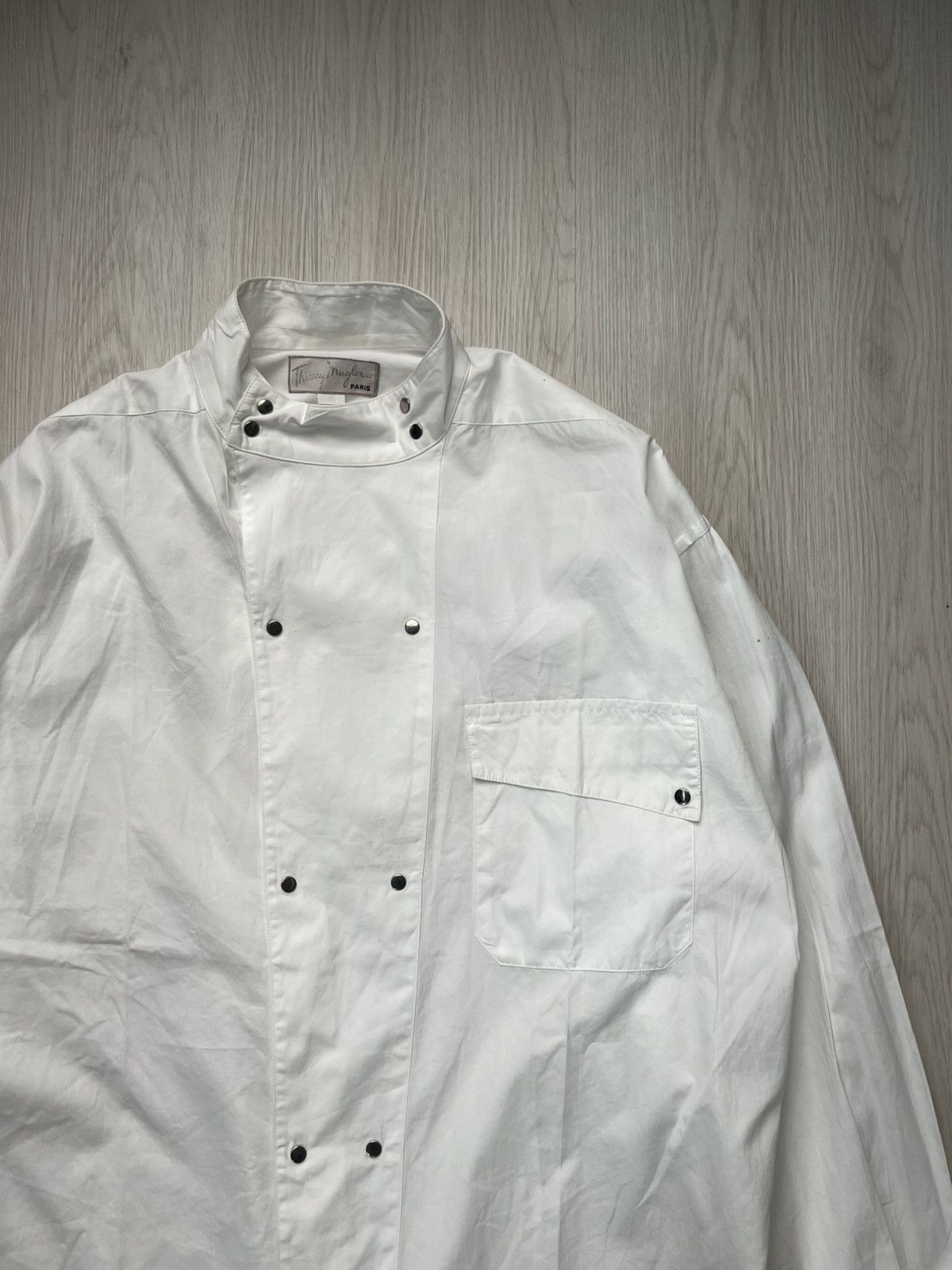 Thierry Mugler OG Spring 1990 Mugler Double Breasted Tailored Fencing Shirt Size US L / EU 52-54 / 3 - 2 Thumbnail