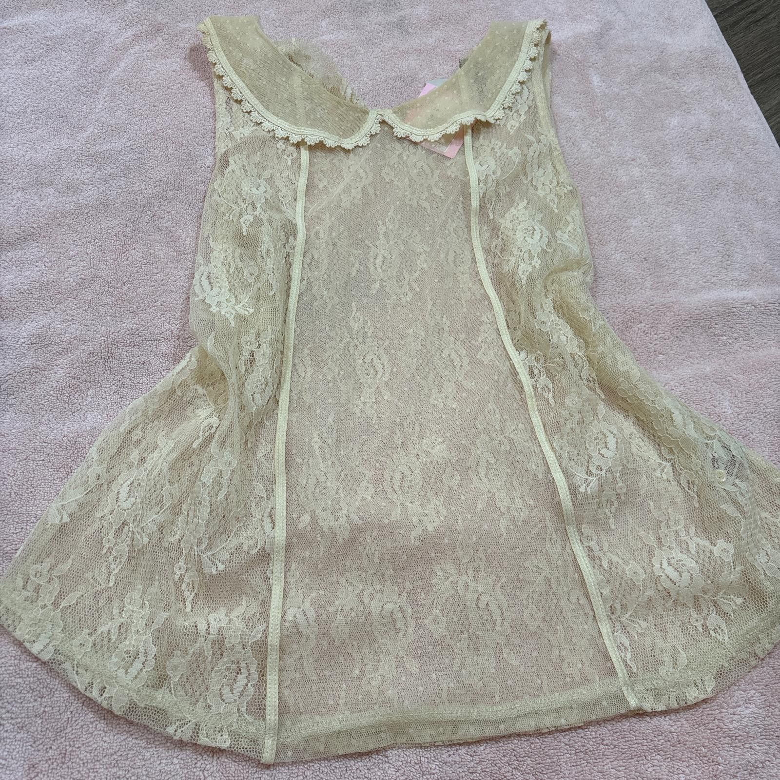 Arizona Jean Co. y2k lace polka dot fairy core top Size L / US 10 / IT 46 - 2 Thumbnail