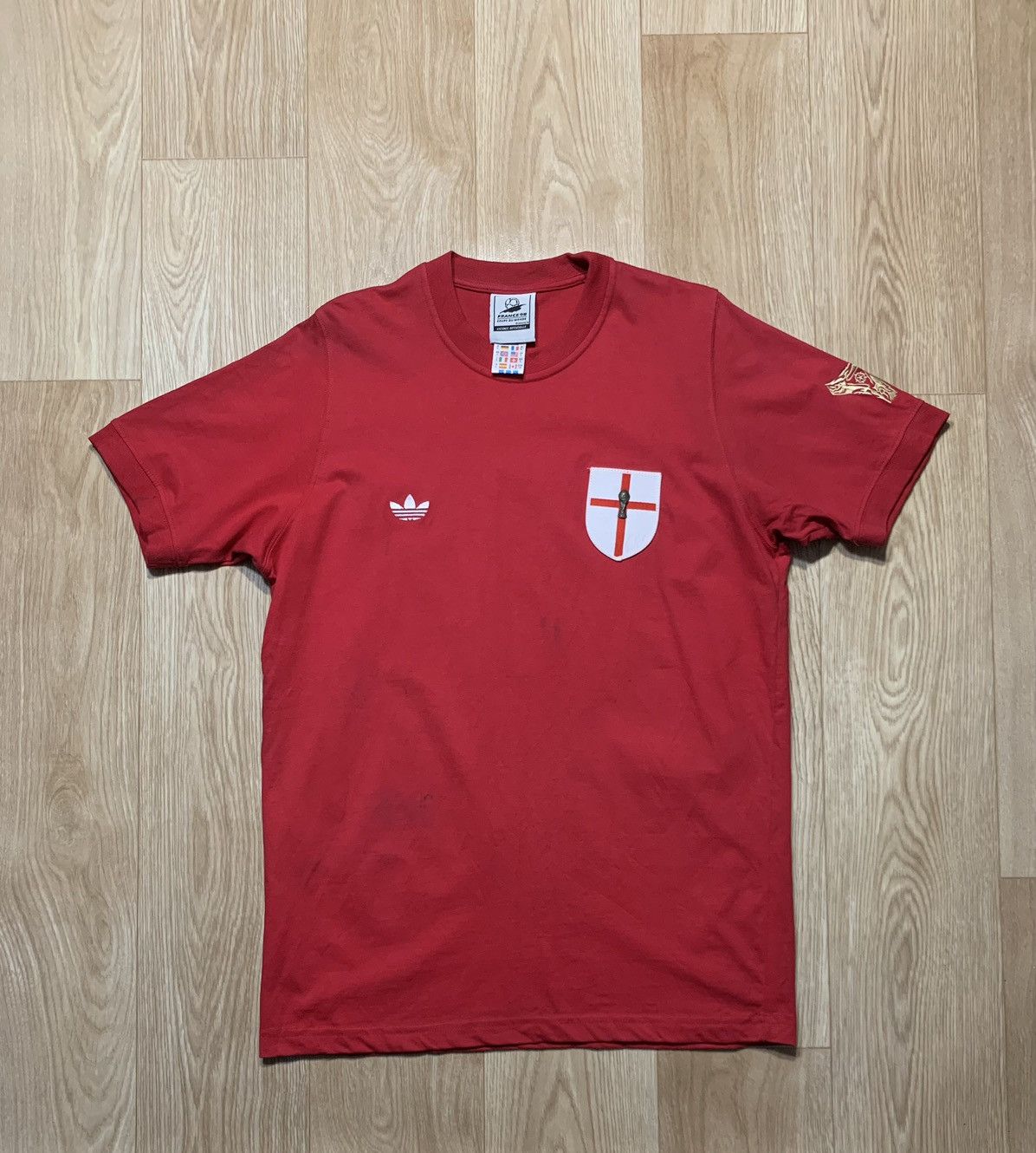Adidas Vintage Adidas France 98 Coupe Du Monde T-Shirt Size US L / EU 52-54 / 3 - 1 Thumbnail
