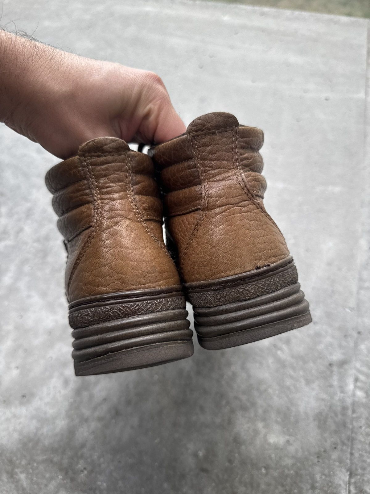 Mephisto Memphisto RainBow Brown Hi-Top boots archive Old money ALD Size US 8.5 / EU 41-42 - 4 Thumbnail