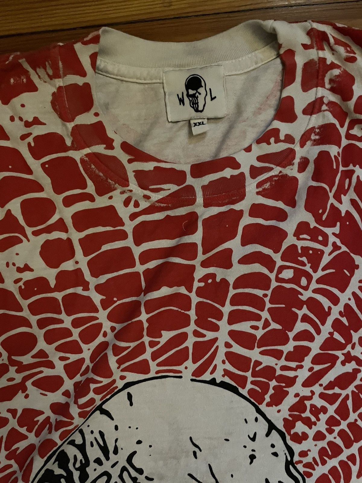 Warren Lotas Skull Spiderweb Tee Size US XXL / EU 58 / 5 - 6 Thumbnail