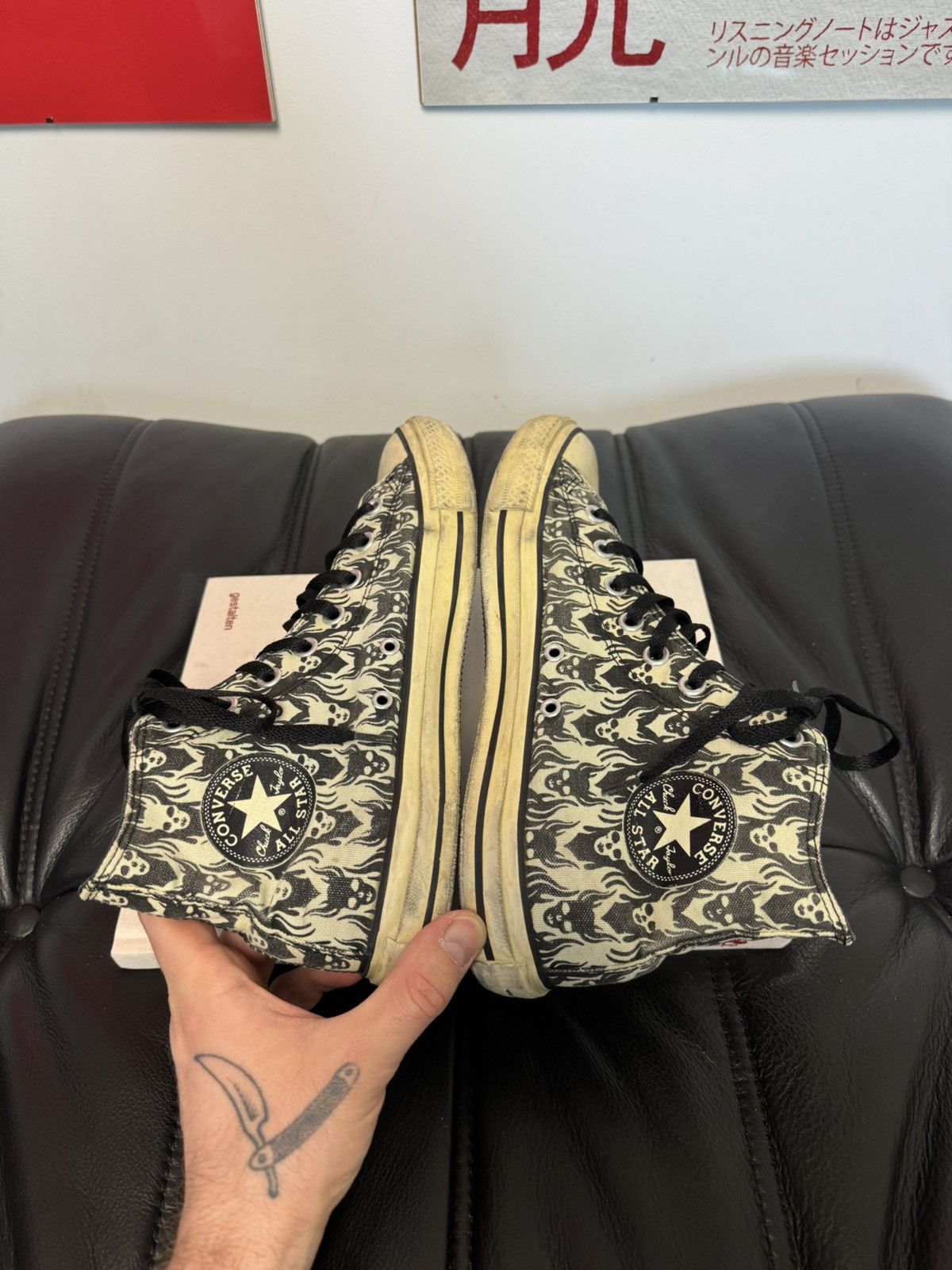 Converse Vintage Converse Chuck Taylor Devil High Top Avant Garde Size US 9.5 / EU 42-43 - 5 Thumbnail