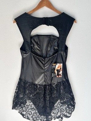 Other BNWT Spirit Halloween Showstopper Adult Lace Mesh Bodysuit Size L / US 10 / IT 46 - 6 Thumbnail