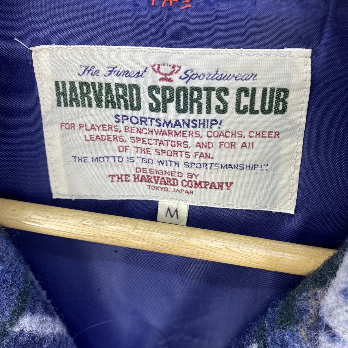 Japanese Brand Harvard Sport Club Vintage Aztec Pattern Fleece Shirt Jacket Size US M / EU 48-50 / 2 - 9 Thumbnail