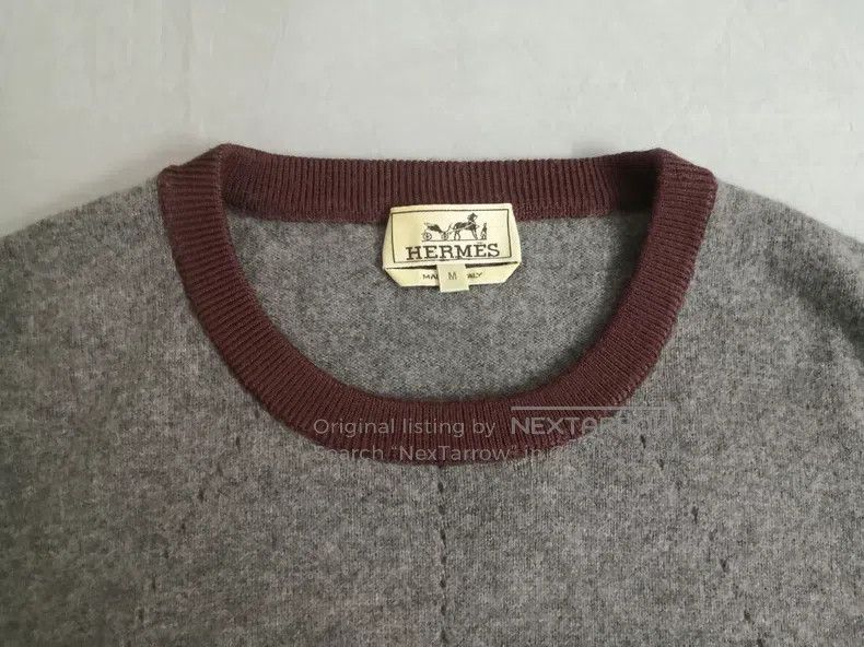 Hermes Cashmere sweater knit sweater, 100% cashmere