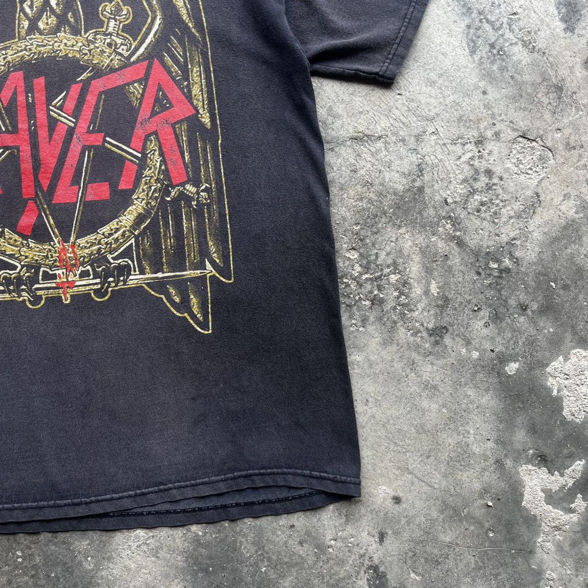 Vintage SUNFADED SLAYER VINTAGE TEE 90s Size US S / EU 44-46 / 1 - 4 Thumbnail