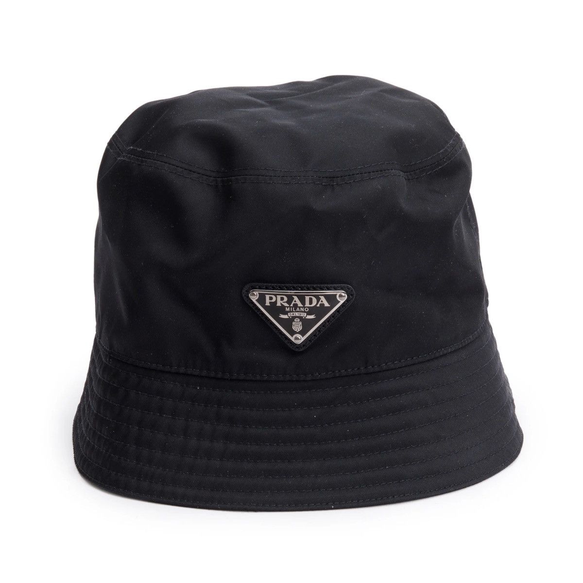 Prada Prada Black Re-Nylon Bucket Hat Size ONE SIZE - 1 Thumbnail
