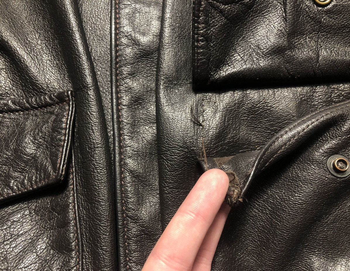Other Vintage US A-2 army flyers leather jacket Size US M / EU 48-50 / 2 - 8 Thumbnail