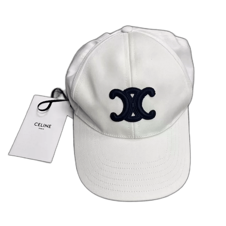Celine Celine White Fashion Simple Duckbill Cap Size ONE SIZE - 1 Thumbnail