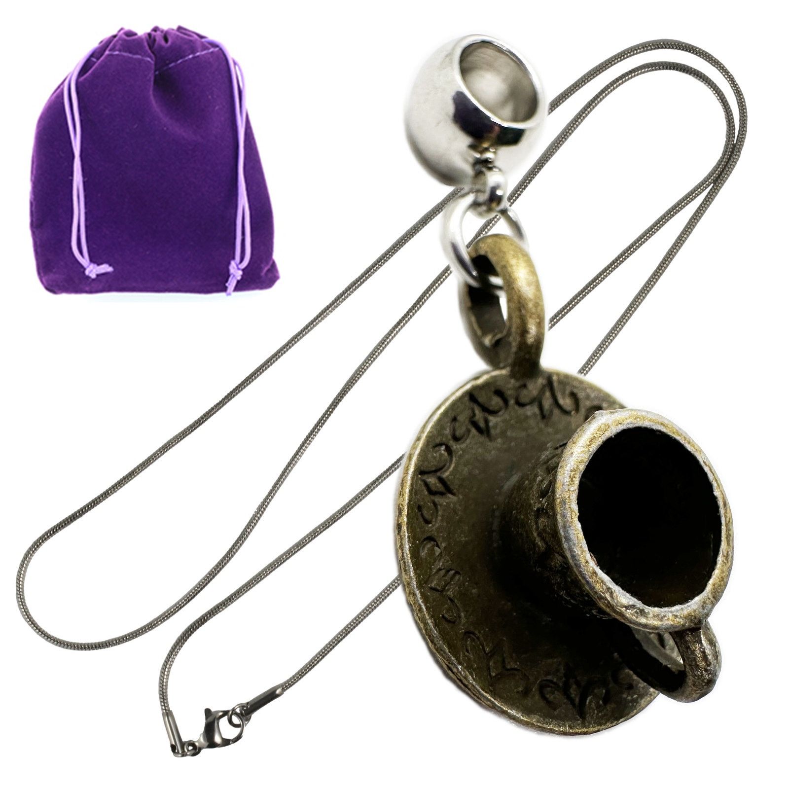 & Other Stories Tea Cup Charm Necklace Pendant Jewelry Size ONE SIZE - 1 Thumbnail