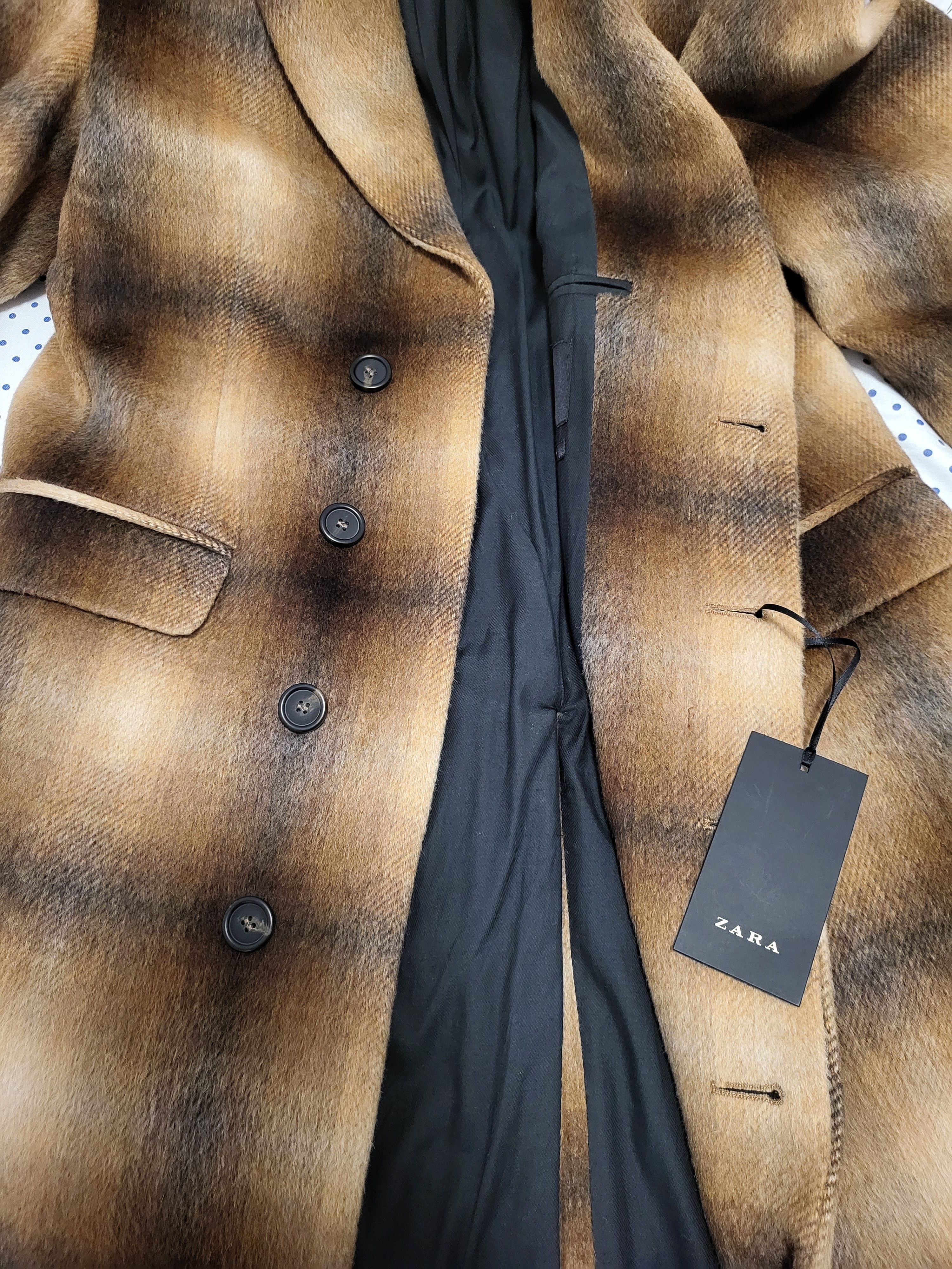Zara Oversized Single Breasted Long Wool Coat Size US S / EU 44-46 / 1 - 2 Thumbnail