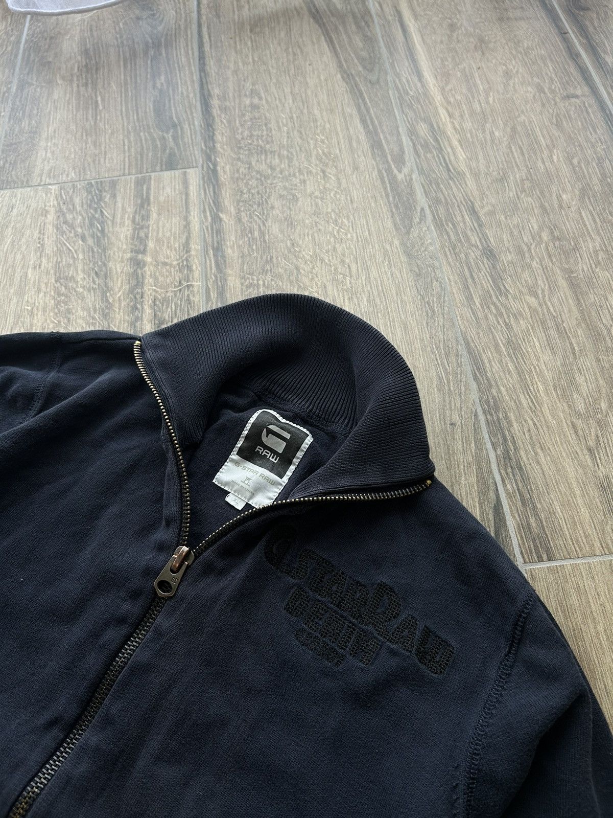 G-Star × Vintage Vintage G star Raw New Rate vest Knit full-zip mens Size US L / EU 52-54 / 3 - 2 Thumbnail
