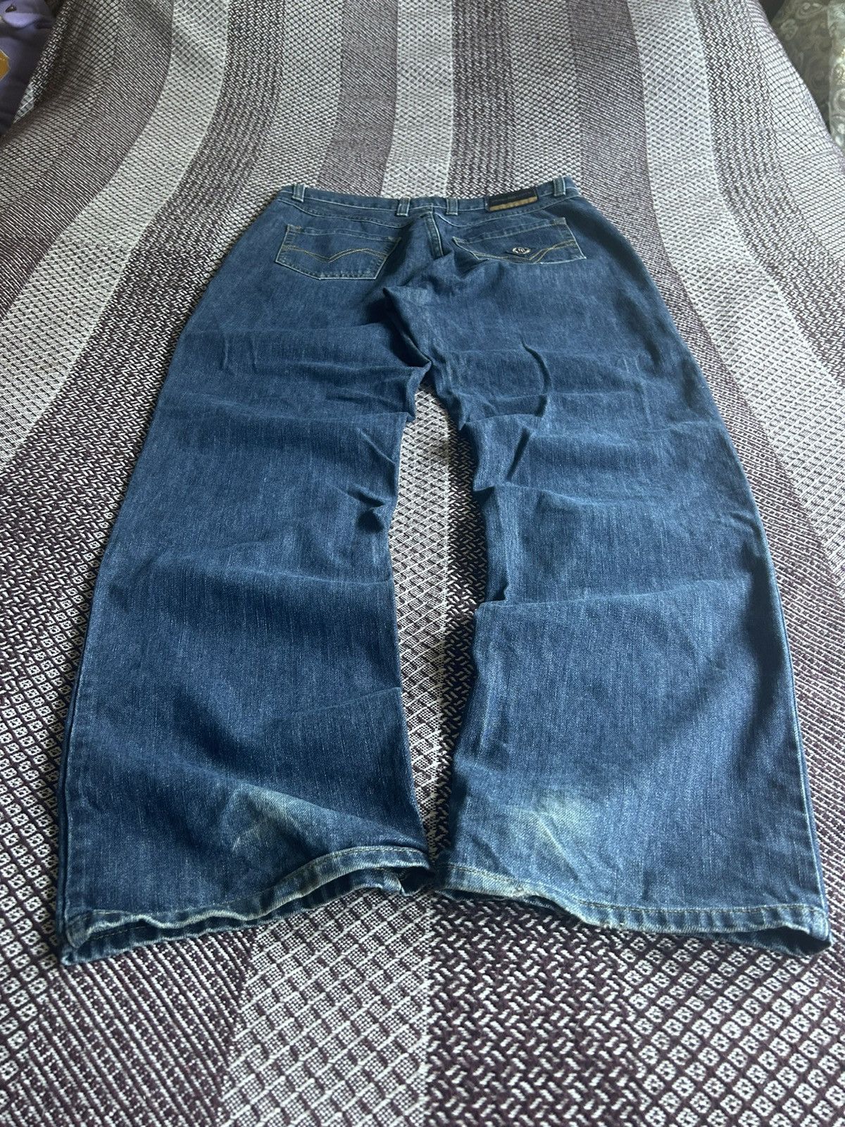 Henri Lloyd Henri Lloyd Denim Baggy Jeans Distressed Solid Style Size 34 Size US 34 / EU 50 - 3 Thumbnail