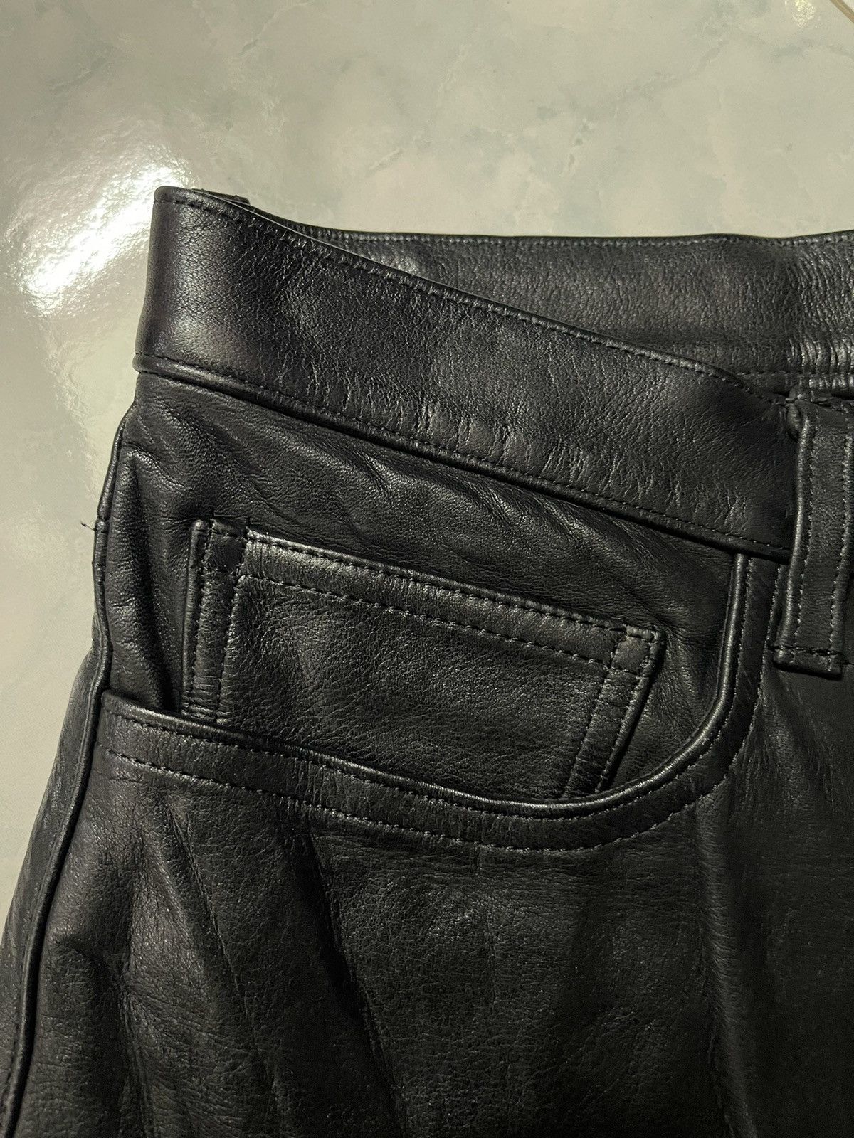 Japanese Brand John Undercover Leather Pants SlimFit Size US 30 / EU 46 - 4 Thumbnail