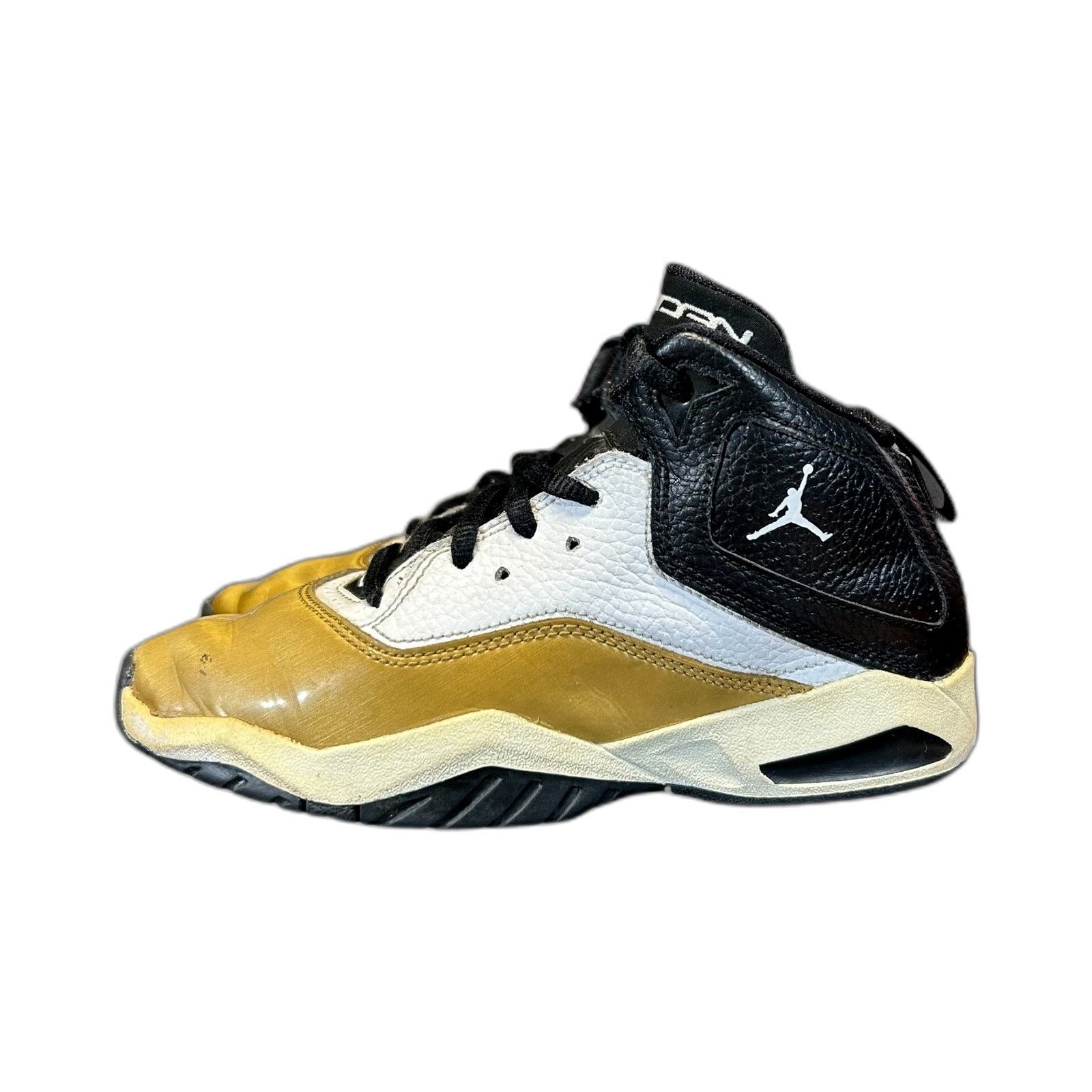 Nike Jordan Trainers Kids Size US 1.5Y B'Loyal TD White Black Gol Size US XXS / EU 40 - 6 Thumbnail