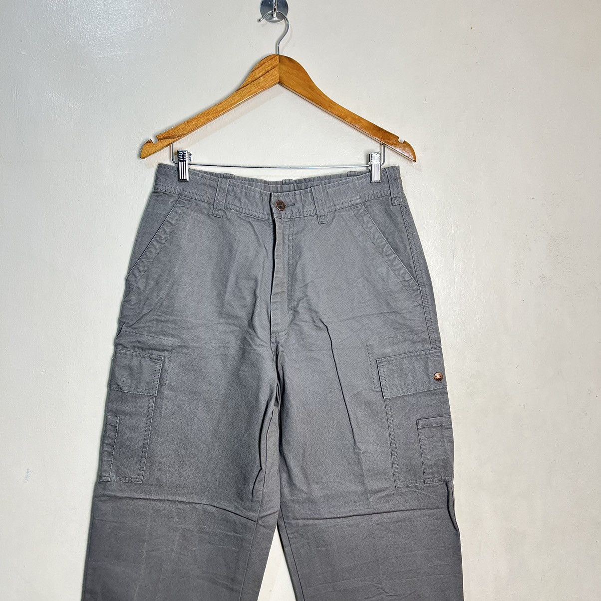 Big Mac Vintage Big Mac Workwear Baggy Cargo Pants Size US 31 - 2 Thumbnail