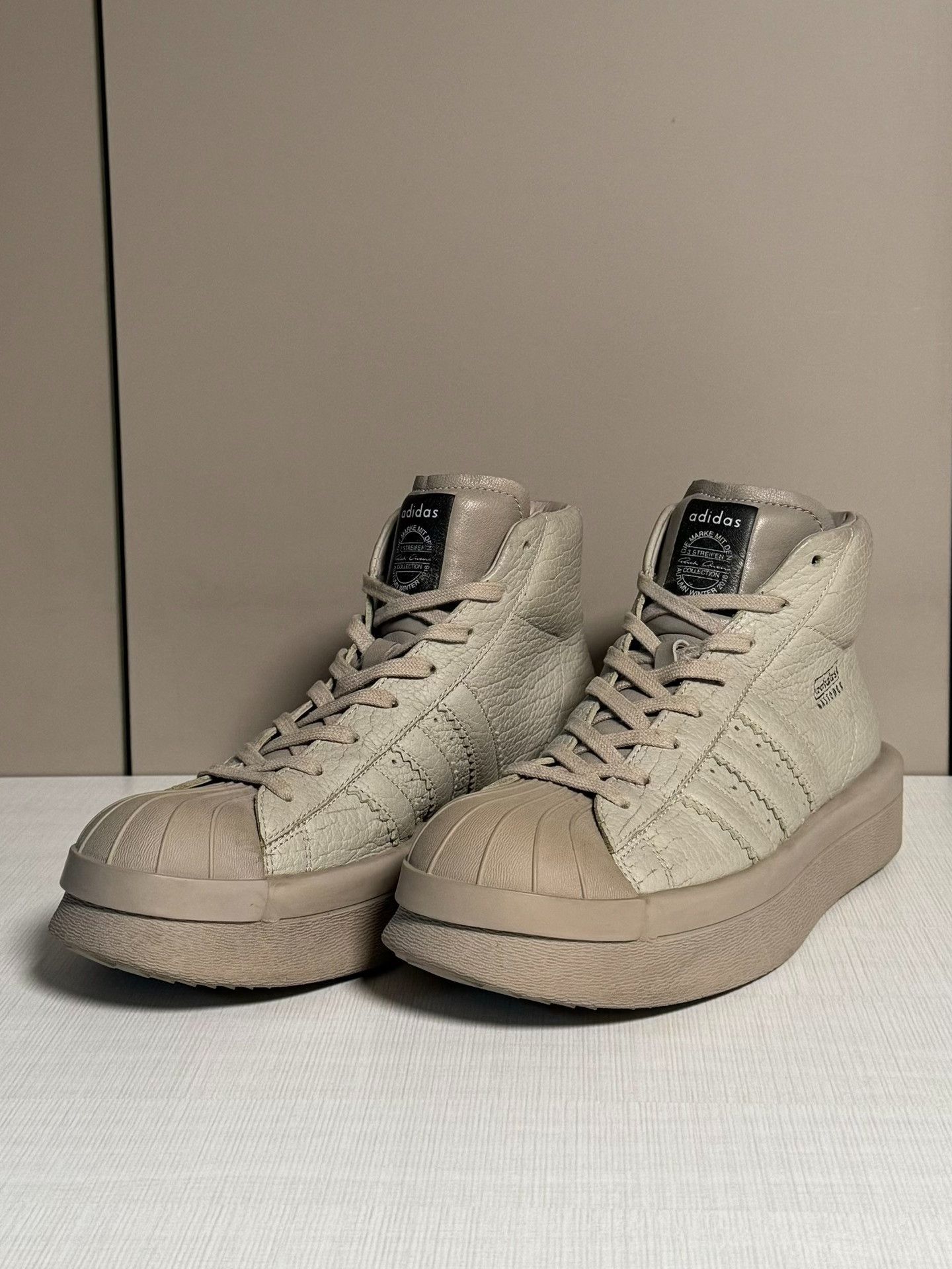 Rick Owens rick owens adidas thick sole sneakers Size US 10 / EU 43 - 1 Thumbnail