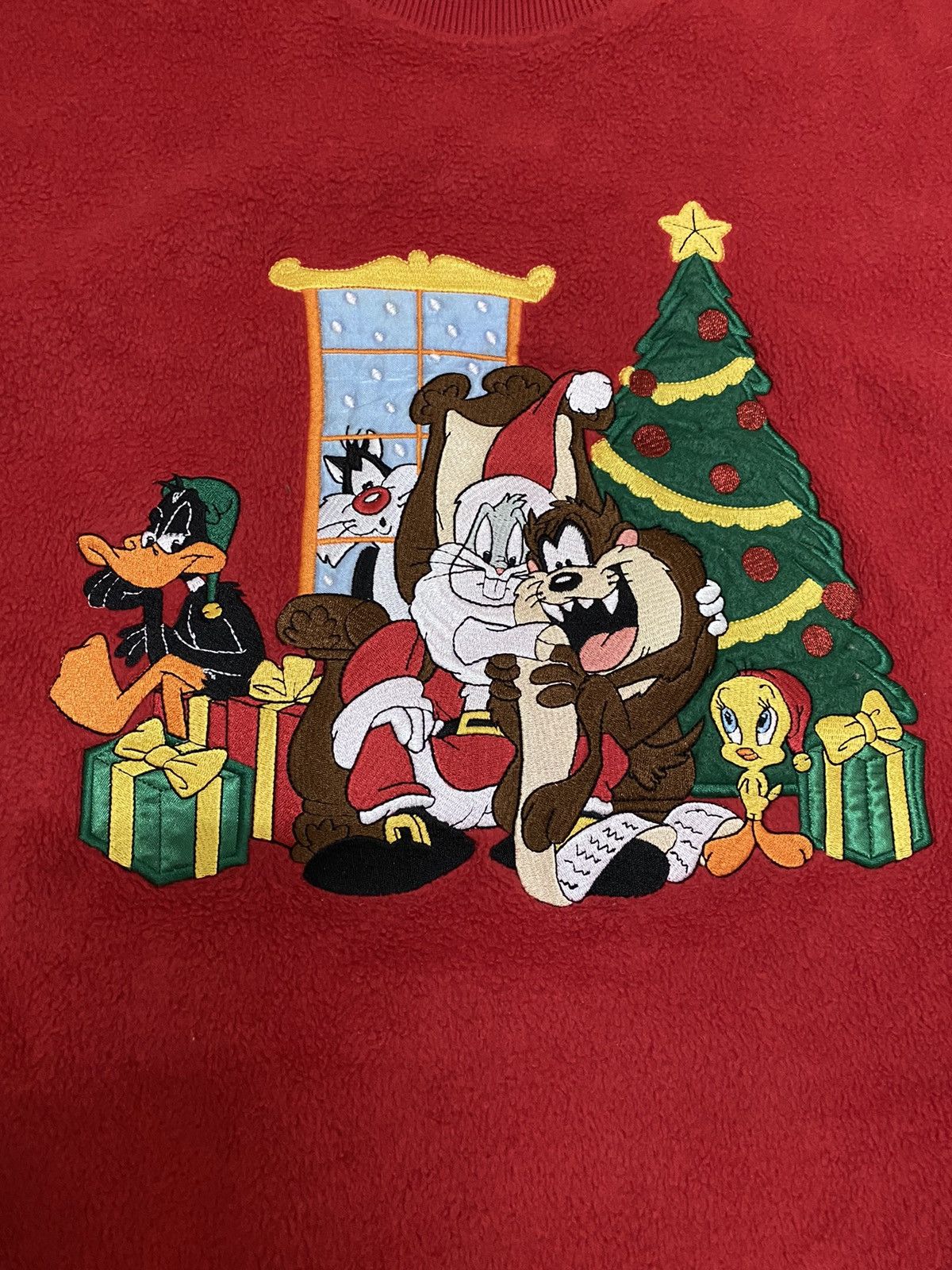 Cartoon Network × Vintage × Warner Bros Vintage Warner Bros Light Sherpa Sweatshirt (C2) Size US L / EU 52-54 / 3 - 2 Thumbnail
