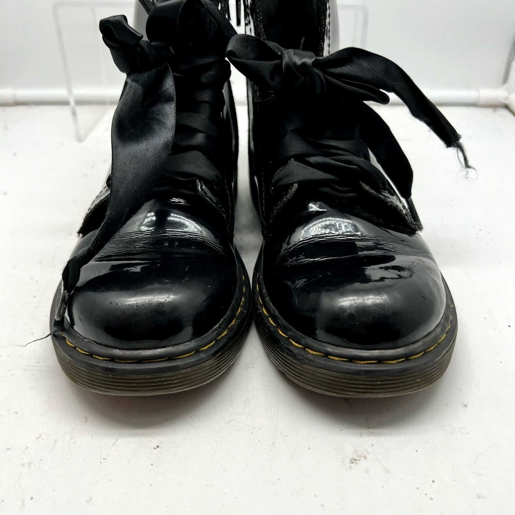 Dr. Martens Dr Martens Boot Womens 5 Black Combat Punk Size US 5 / IT 35 - 4 Thumbnail