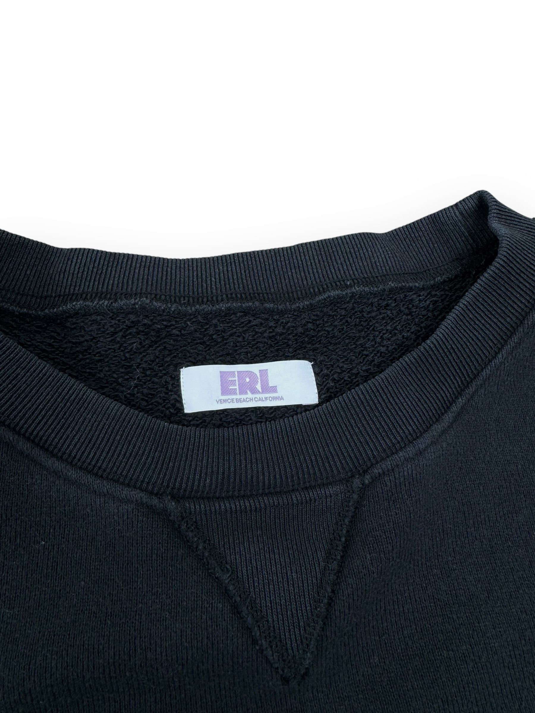 ERL Venice Be Nice Boxy Distressed Crewneck Sweatshirt Size US S / EU 44-46 / 1 - 5 Thumbnail