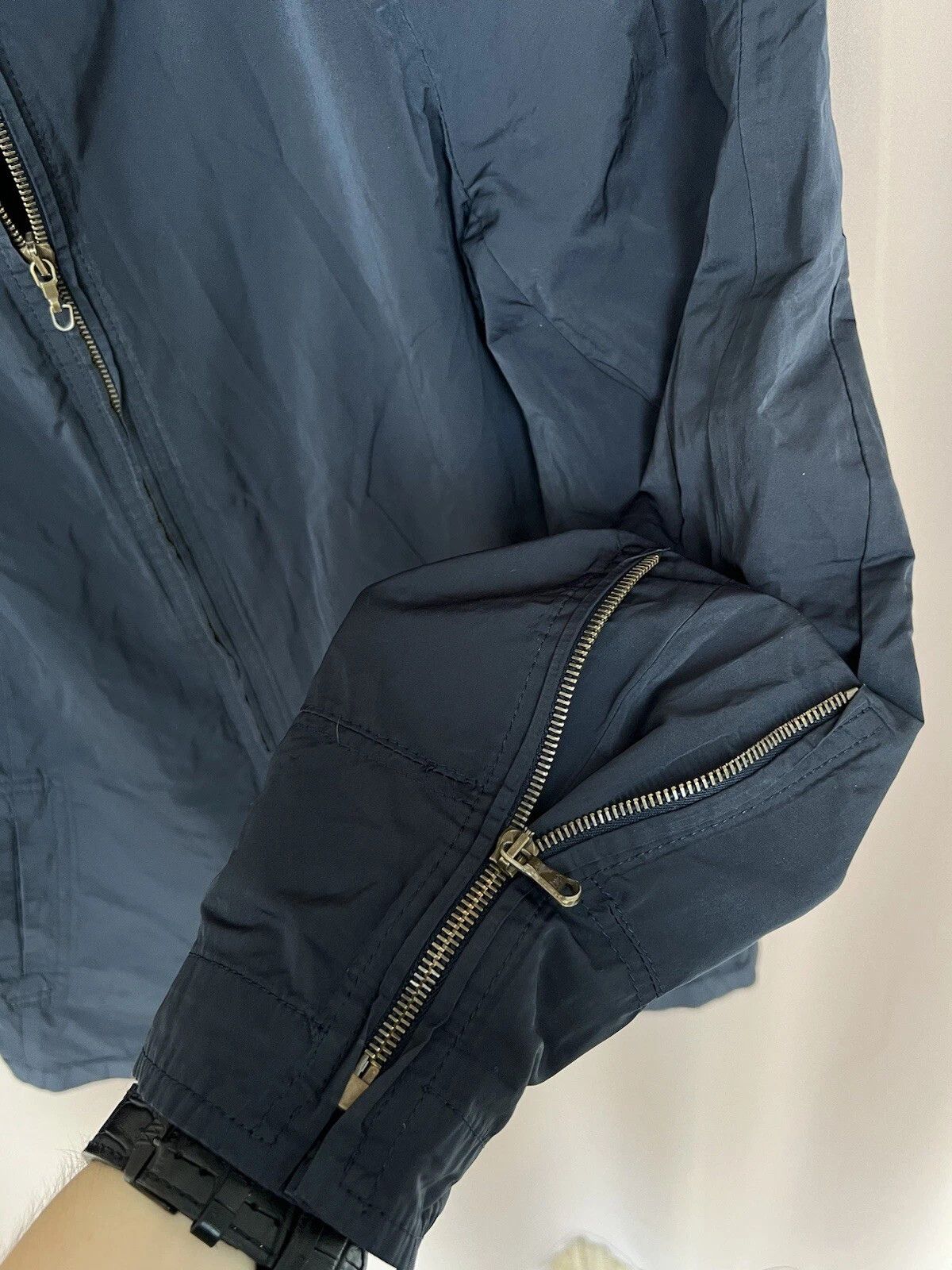 Brunello Cucinelli Brunello Cucinelli Jacket Womens Size 42 or M Navy Full Zip Size M / US 6-8 / IT 42-44 - 9 Thumbnail