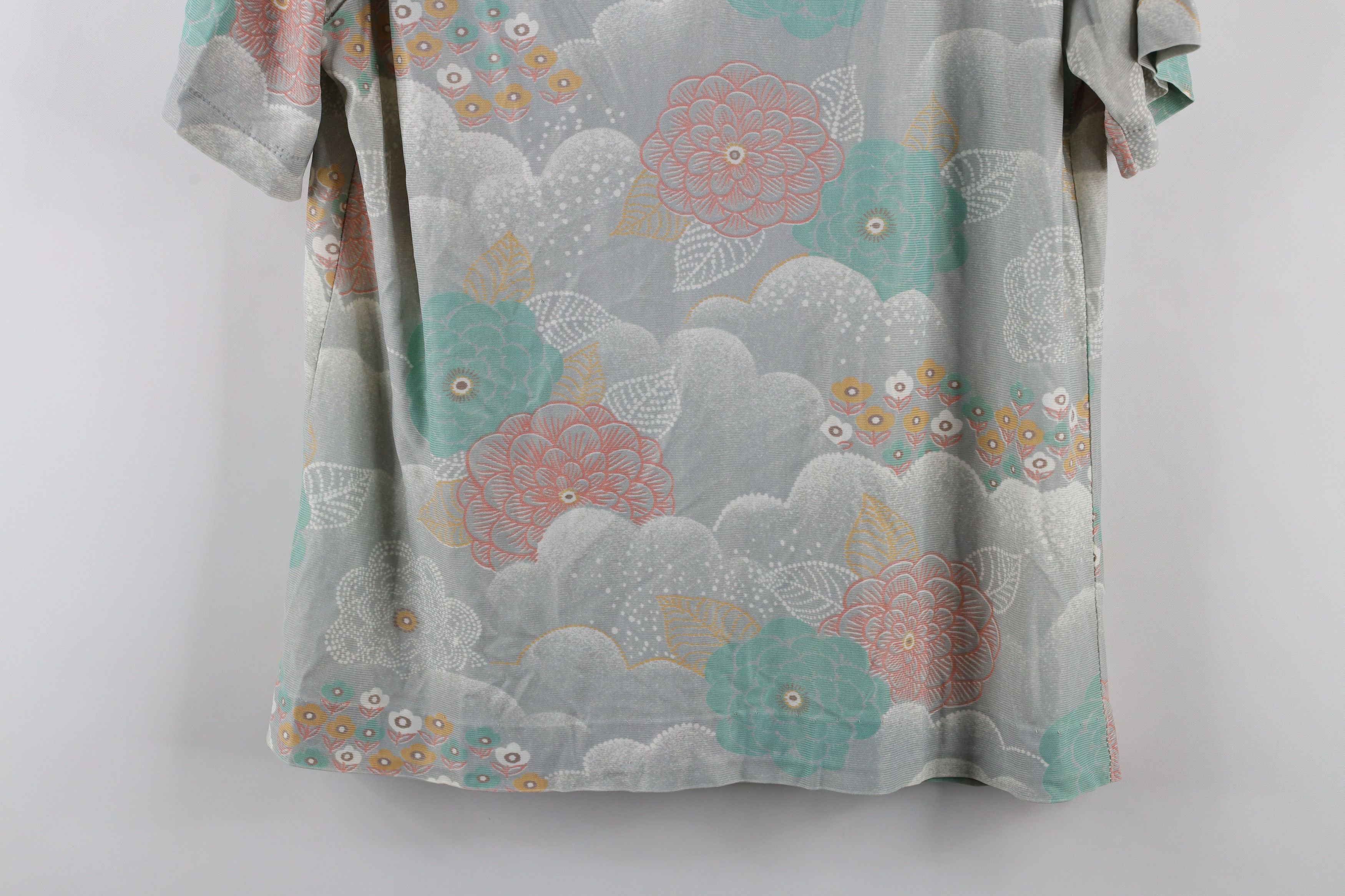 Vintage Vintage 70s Streetwear Clouds Knit Collared Polo Shirt USA Size S / US 4 / IT 40 - 3 Thumbnail