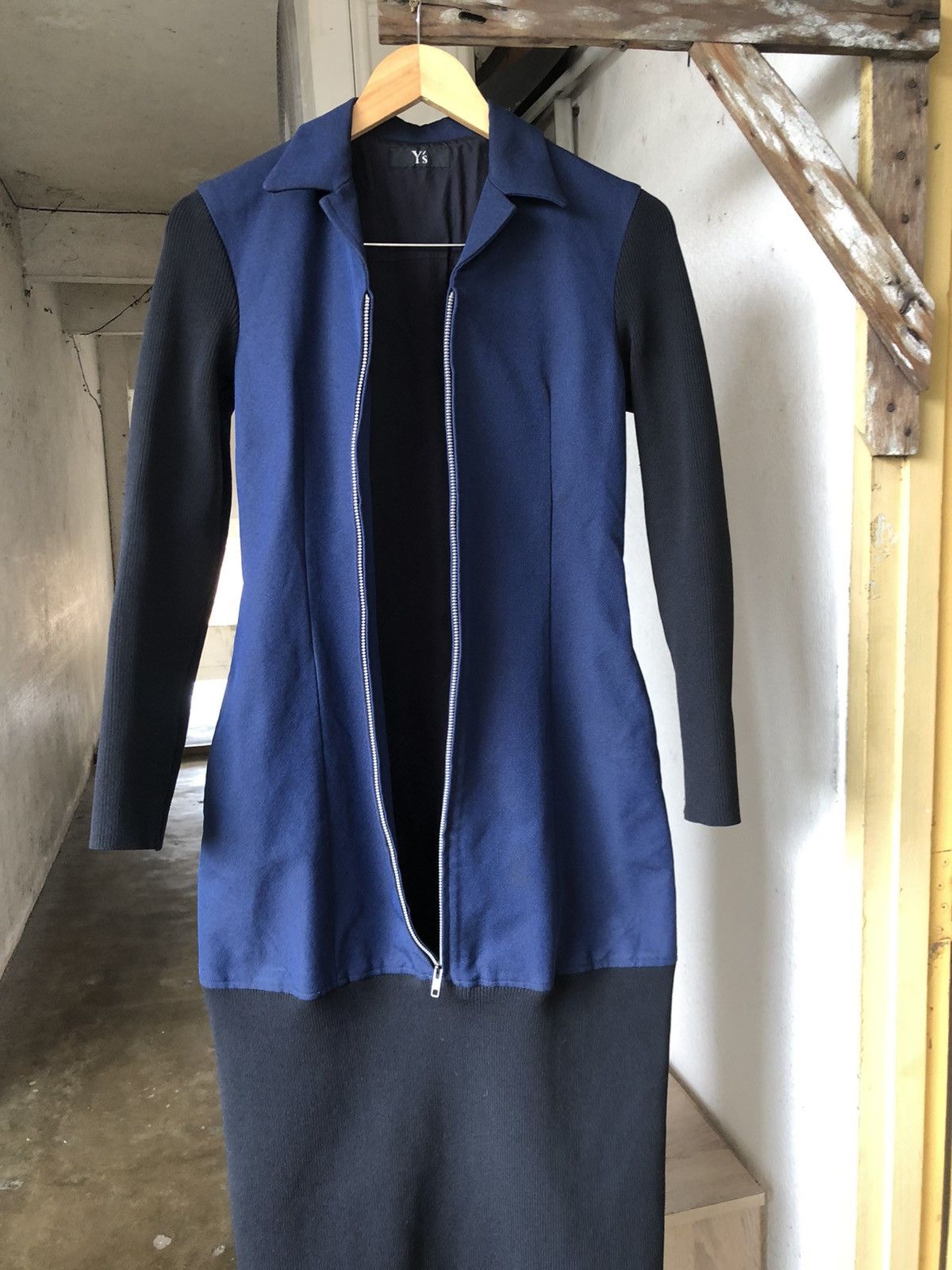 Yohji Yamamoto Rare❗️Ys Yohji Yamamoto Jacket Dress Women Autumn Zipper Size XS / US 0-2 / IT 36-38 - 13 Thumbnail