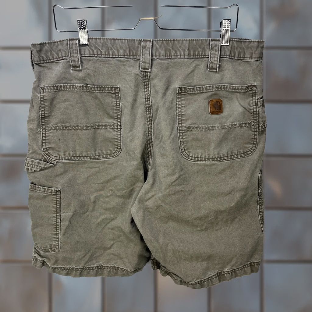 Carhartt VINTAGE Carhartt Shorts Brown Canvas Work Carpenter 36 Men Size US 36 / EU 52 - 1 Thumbnail