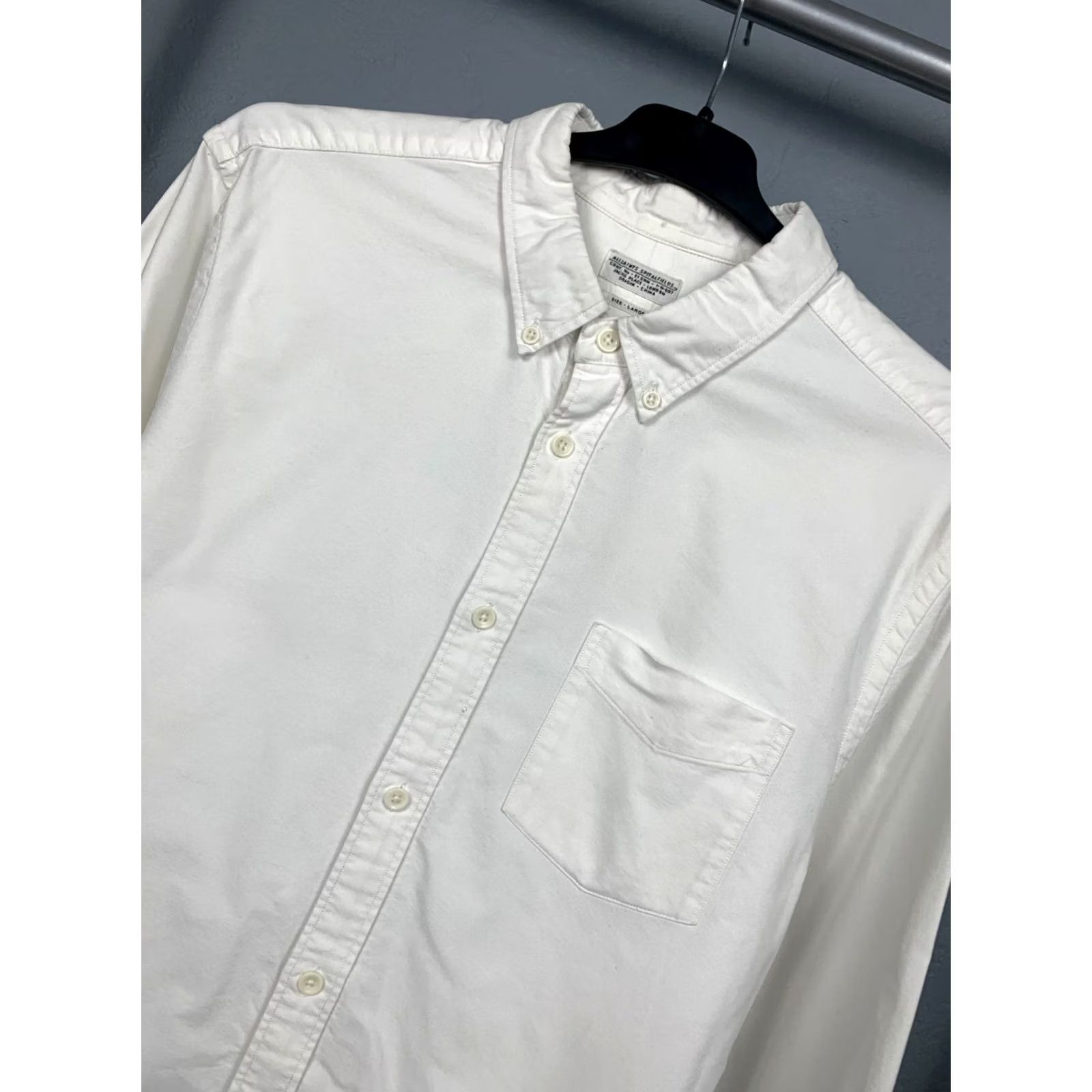 Allsaints Allsaints Greenwich Vintage Mens Long Sleeve White Shirt L Size US L / EU 52-54 / 3 - 2 Thumbnail