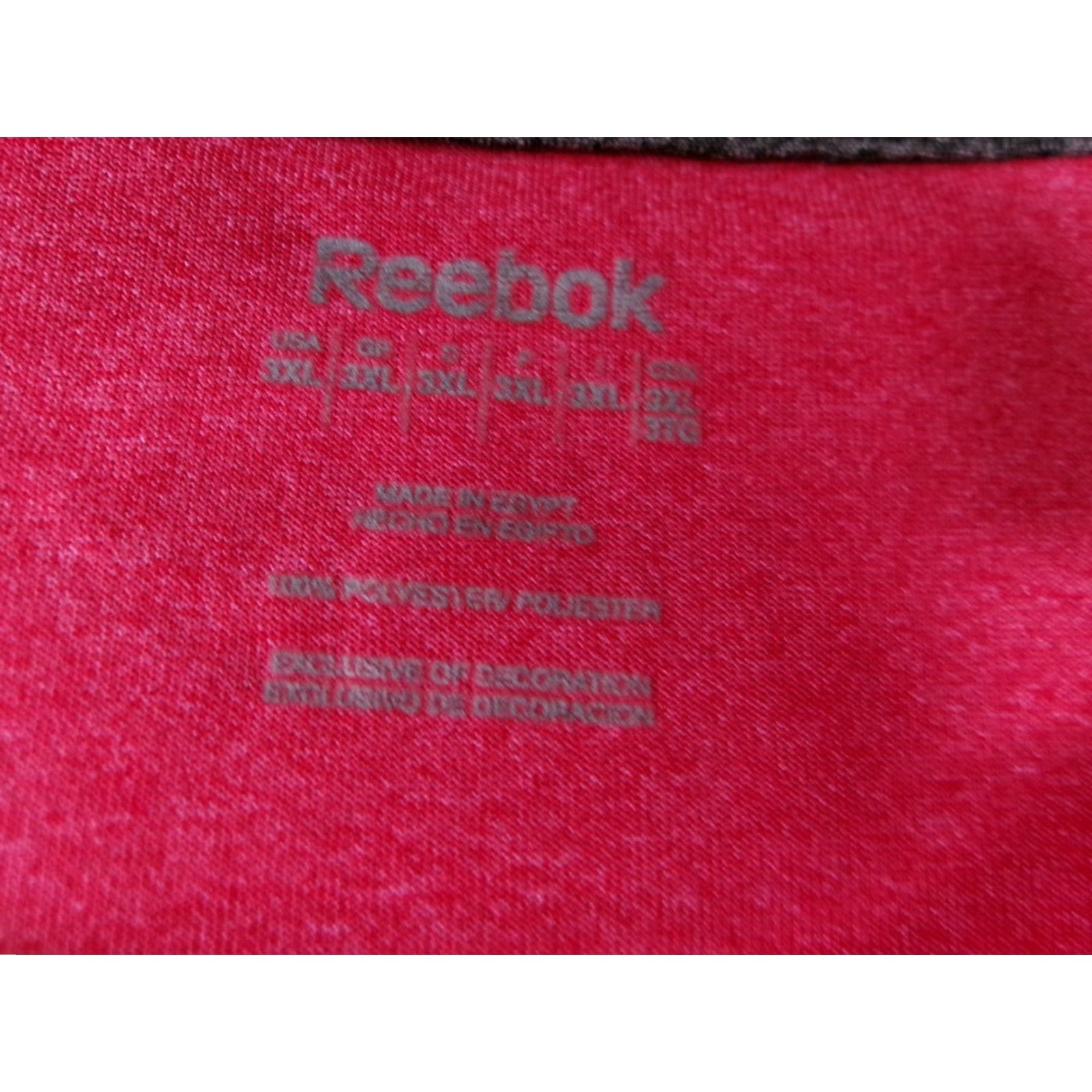 Reebok Reebok Shirt Men 3XL Red Athletic Logo Workout Gym Casual Short Sleeve Shirt Size US XXL / EU 58 / 5 - 7 Thumbnail