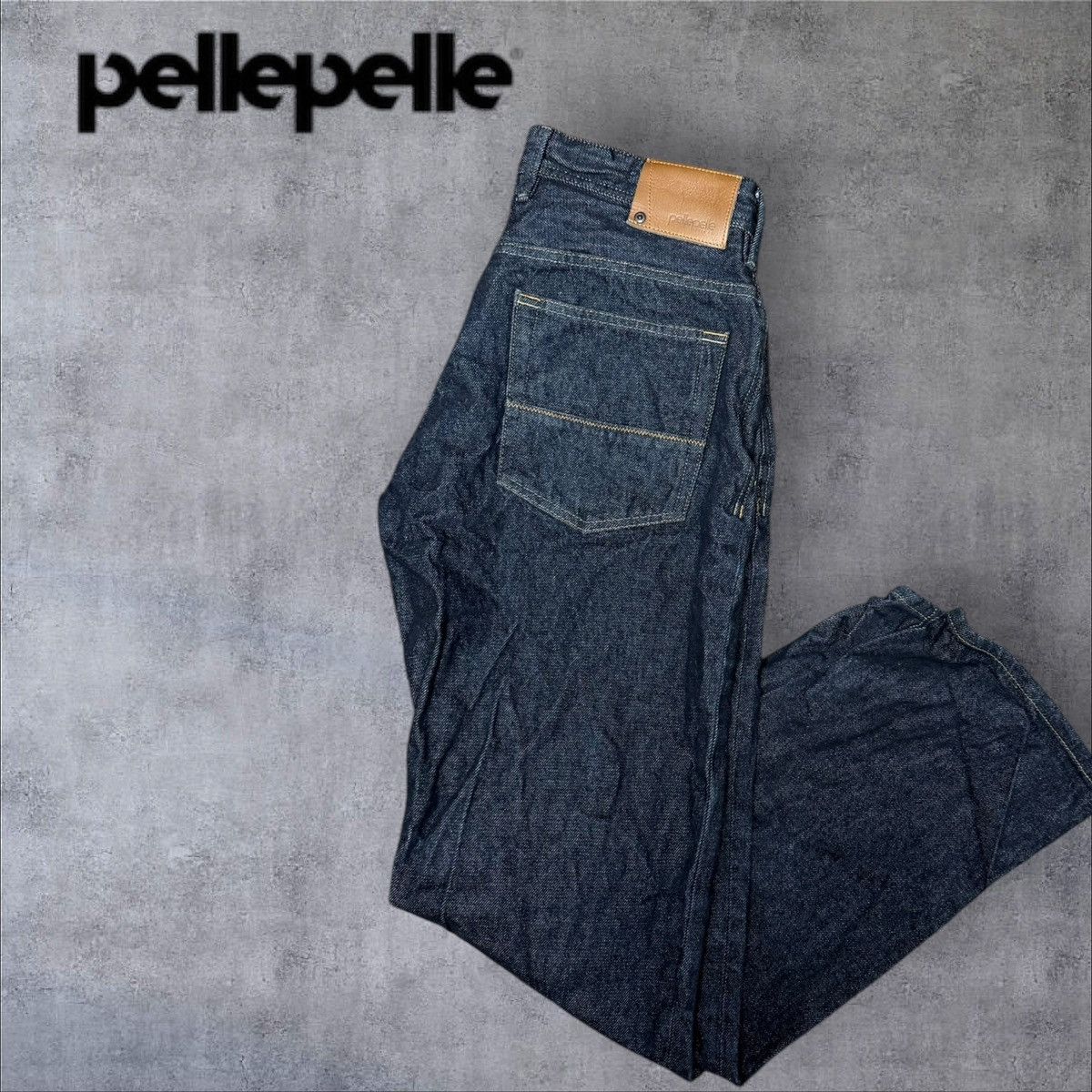 Pelle Pelle Navy/black pelle pelle jeans 33x34 Size US 33 - 1 Thumbnail