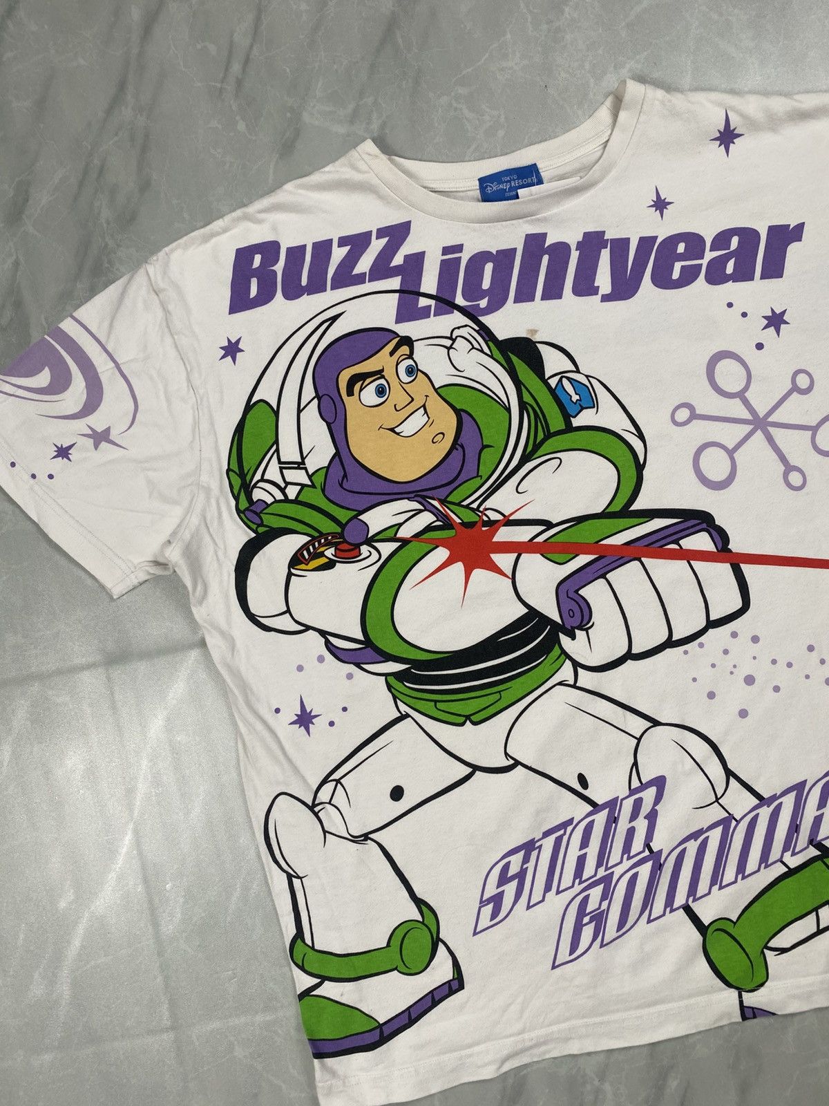 Disney Grail RARE Tokyo Disney Vintage Buzz Lightyear Tee Size US XXL / EU 58 / 5 - 2 Thumbnail