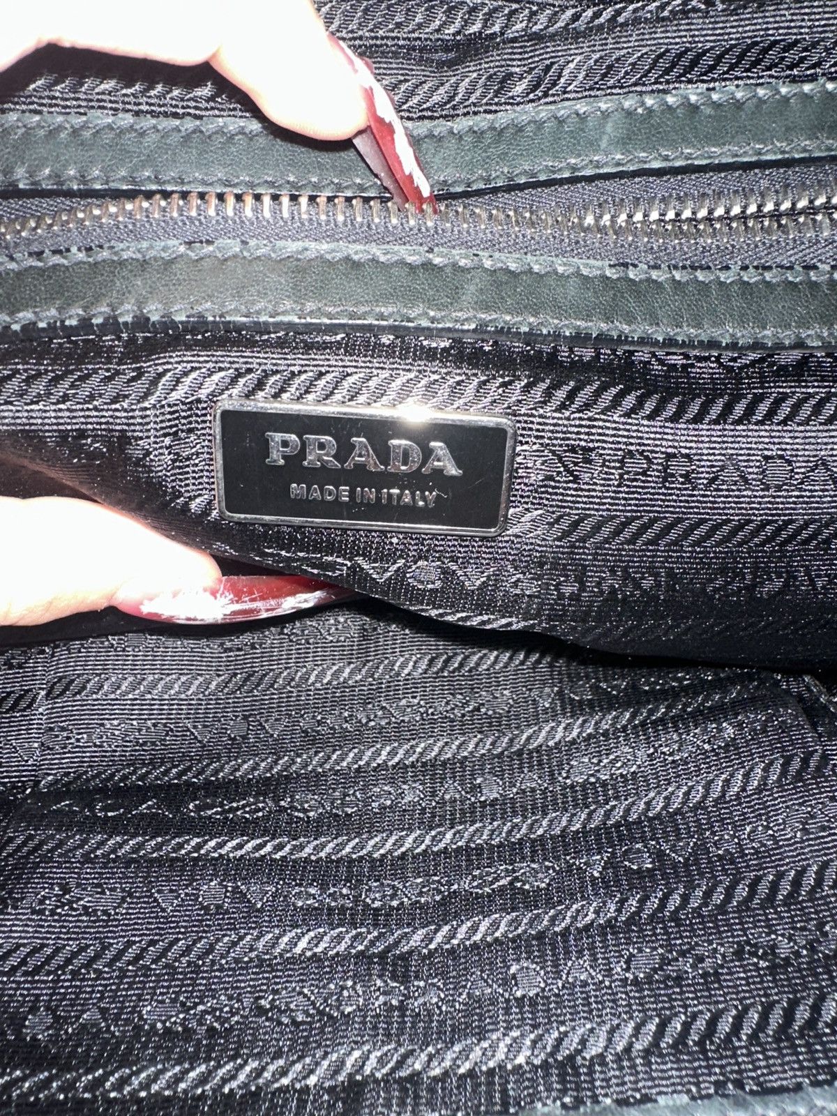 Prada PRADA GATHERED LEATHER HANDLE BAG Size ONE SIZE - 7 Thumbnail