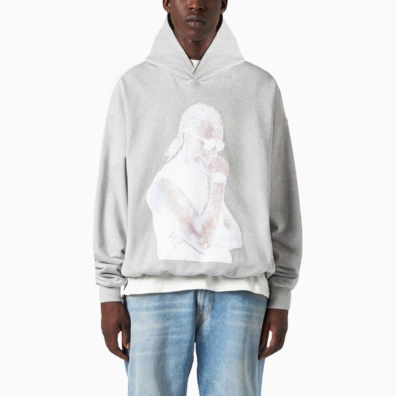 image of 1989 Studio Slime Hoodie Oatmeal Grey, Men's (Size Medium)
