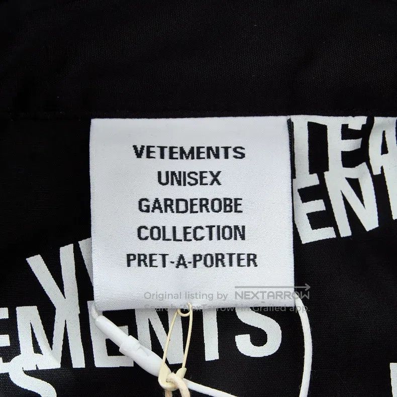Vetements Vetements Unisex all-over print long-sleeve shirt Size US M / EU 48-50 / 2 - 6 Thumbnail